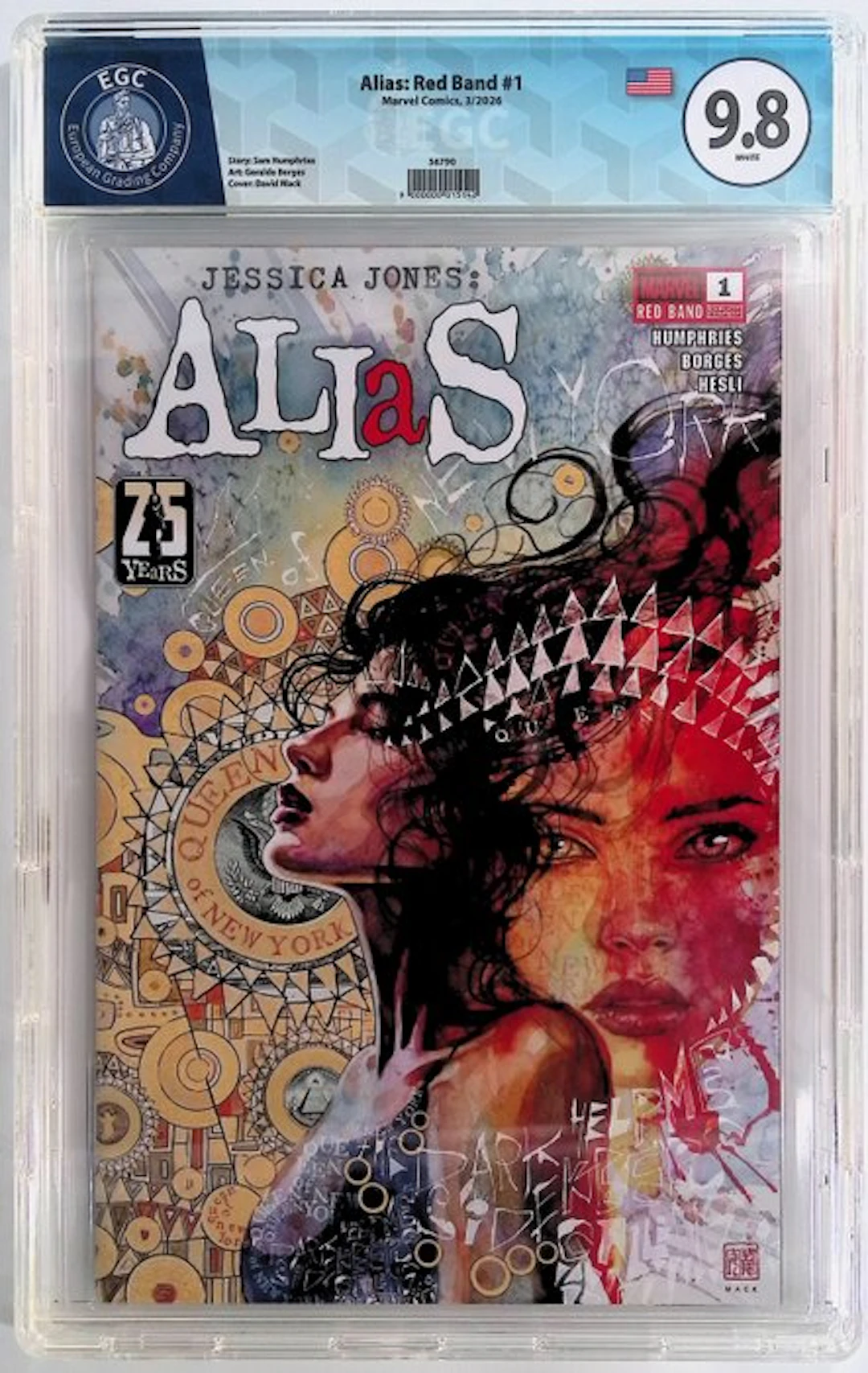 Alias: Red Band #1 - EGC 9.8 - 1 Graded comic - First edition - 2026