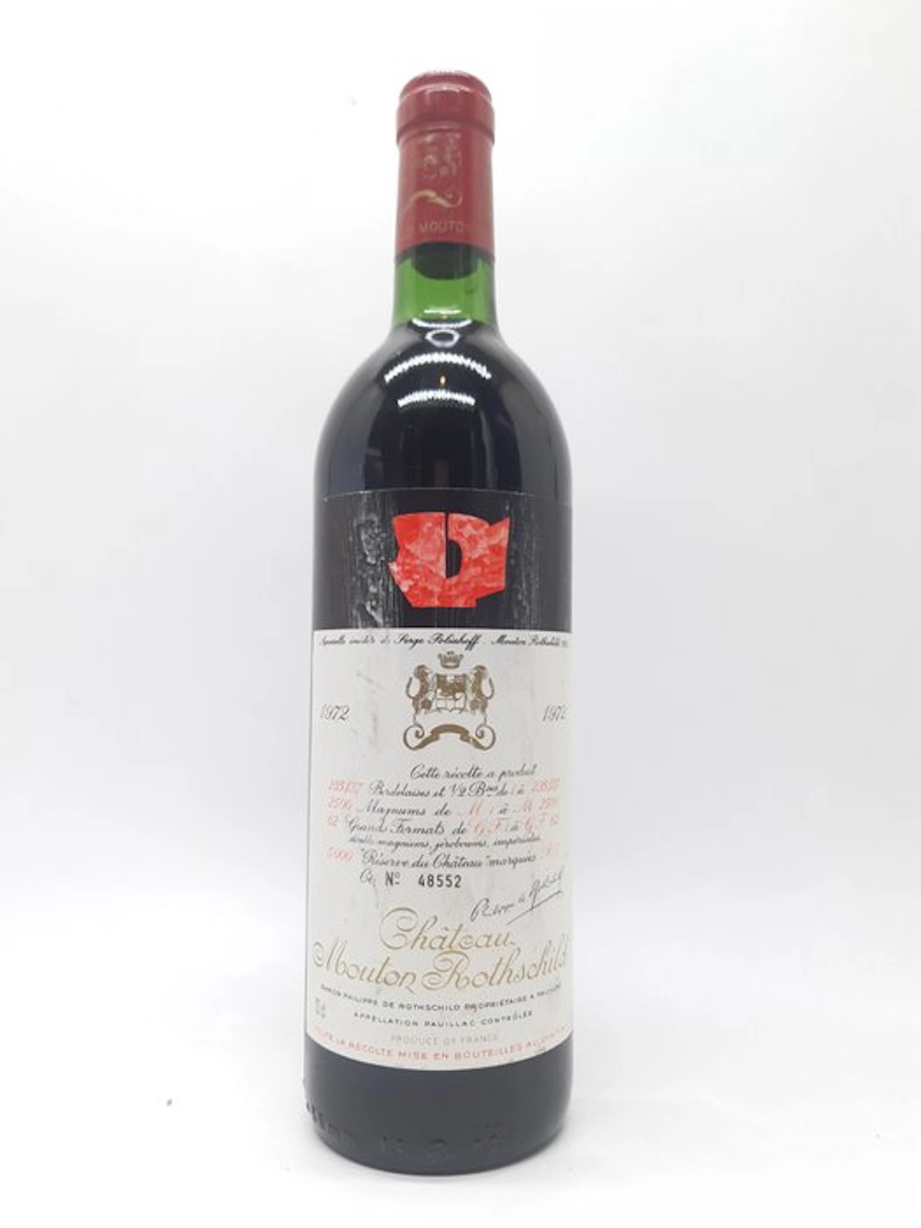 1972 Chateau Mouton Rothschild - Bordeaux