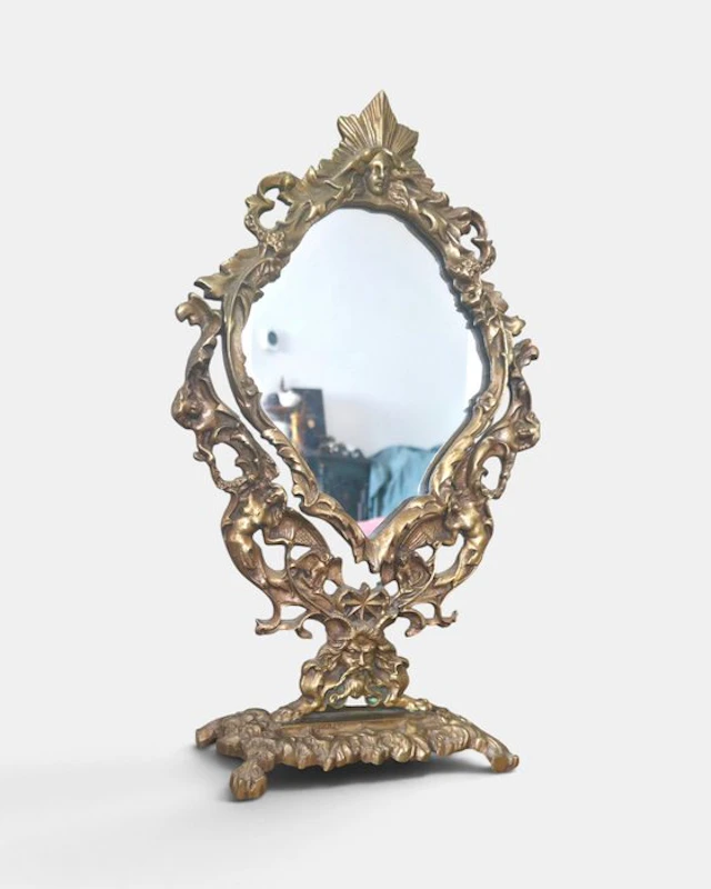 Mirror - Bronze - Table mirror 47 cm