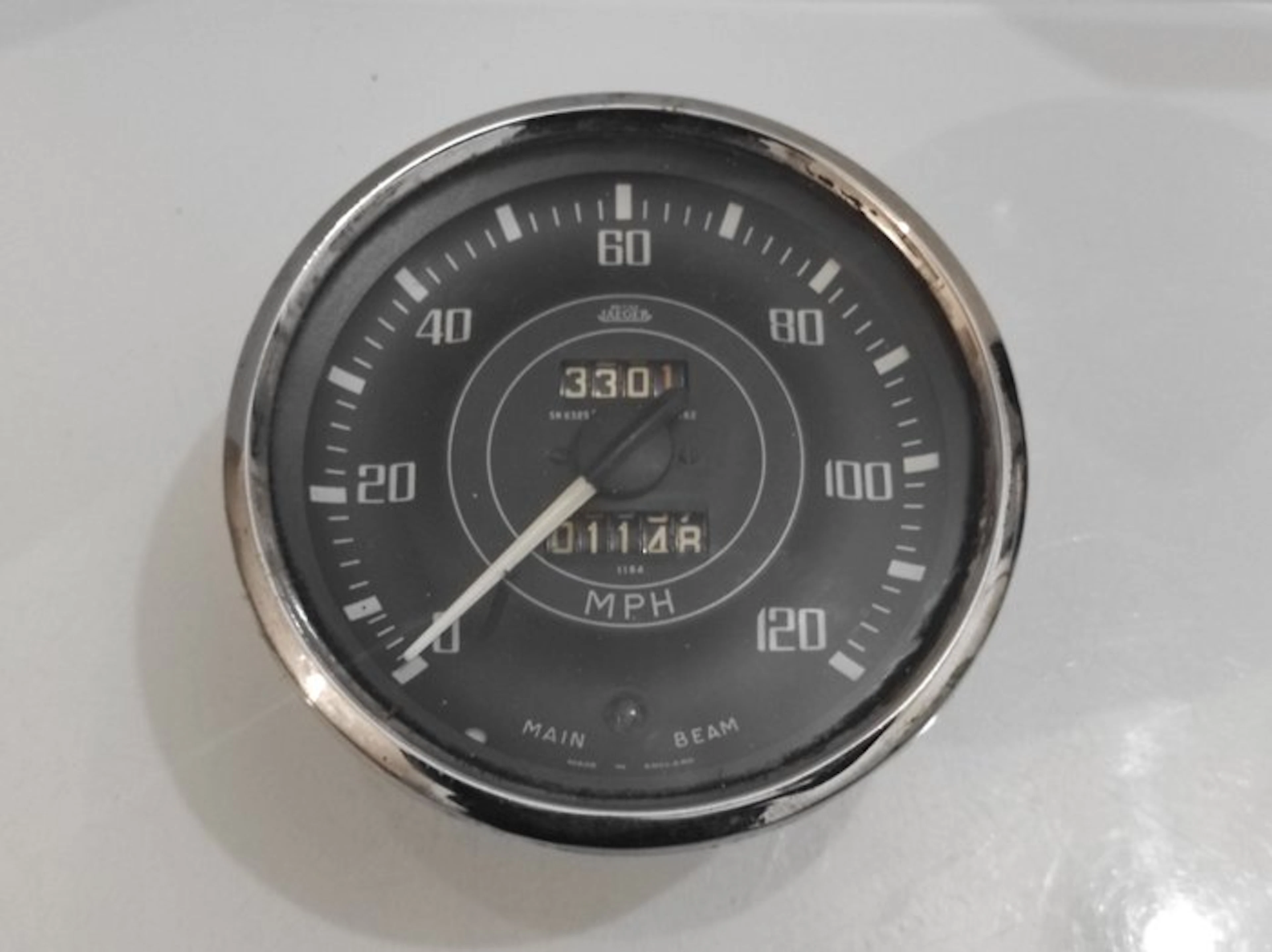Early Ferrari Alfa Romeo Speedometer MPH - Jaeger - Speedometer