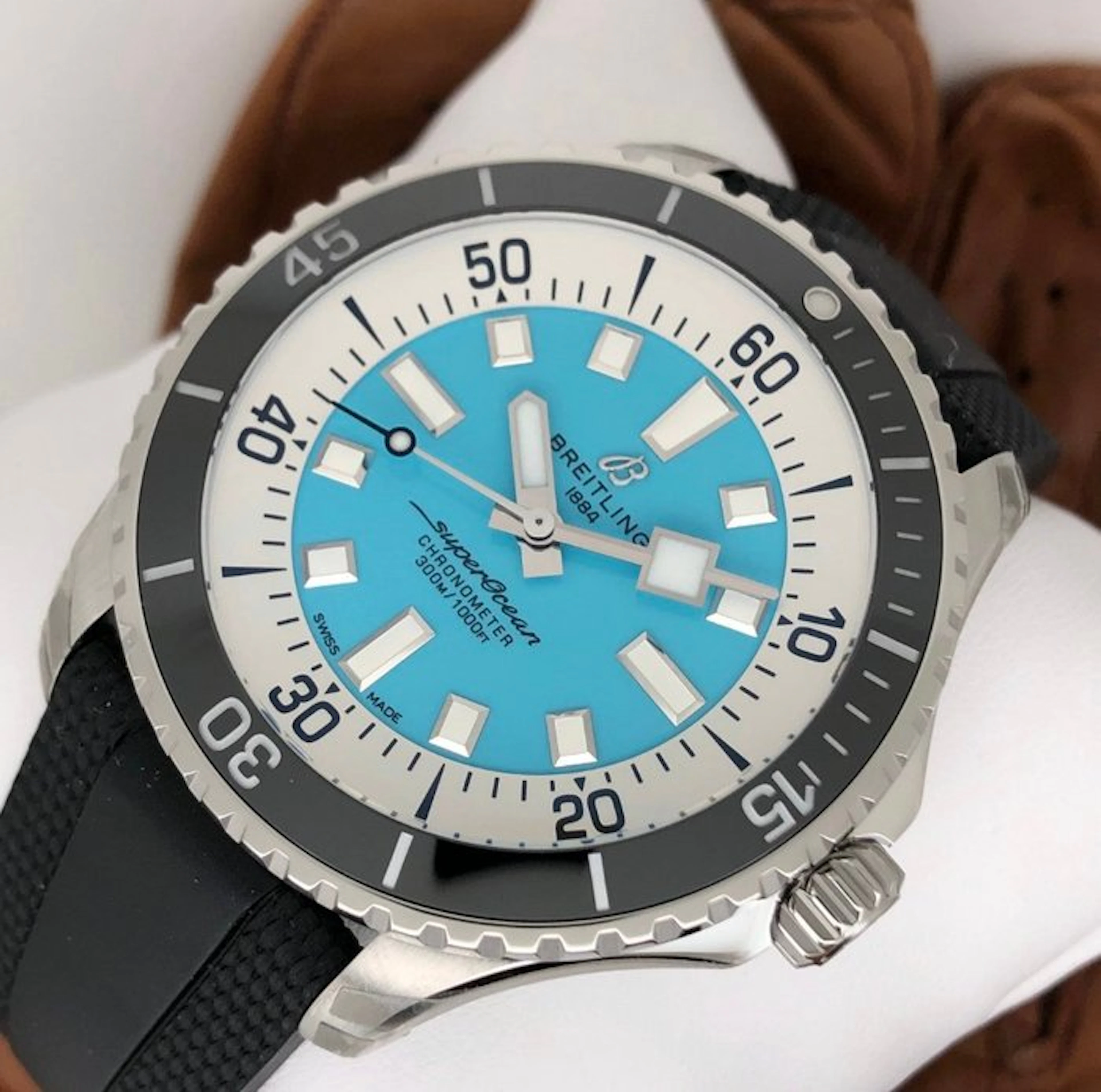 Breitling - Superocean Automatic 44 Turquoise - No...