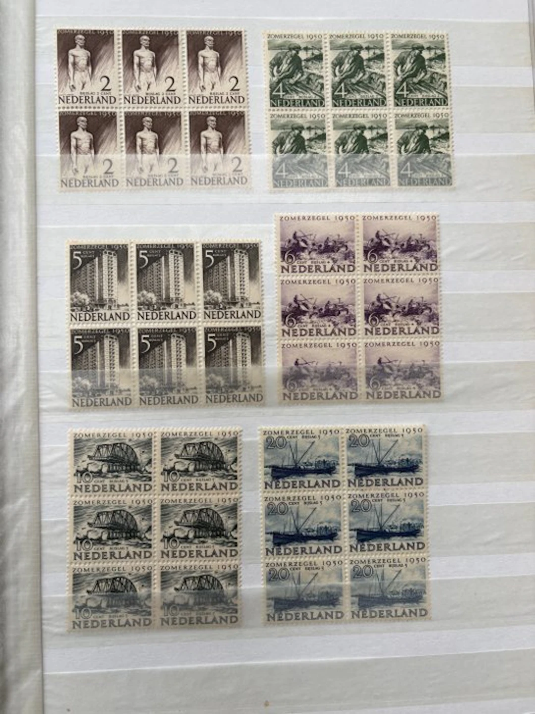 Netherlands 1939/1982 - collection blocks of four or more