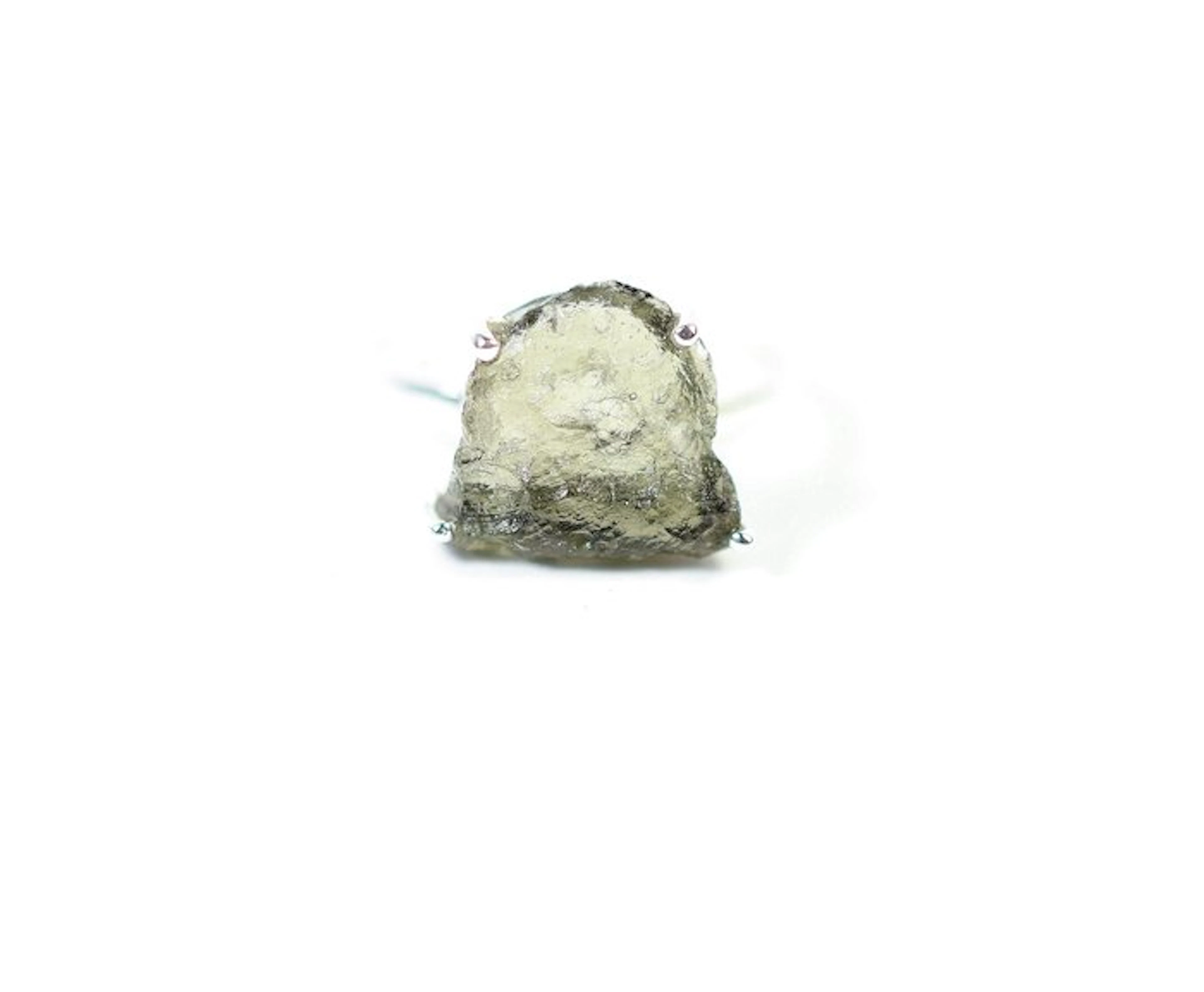 Ring Moldavite / new - 2.4 g - (1)
