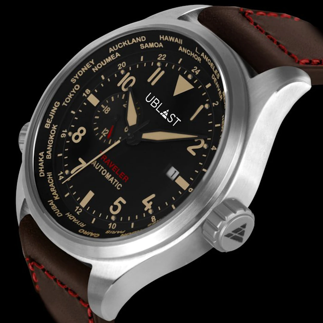 Ublast - Traveler Automatic World Time - No reserve price...
