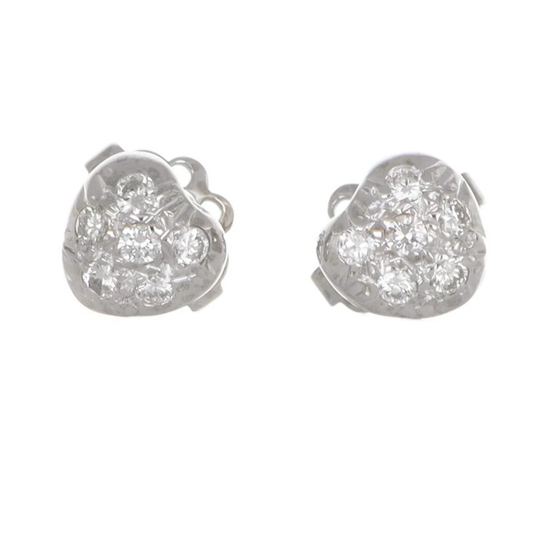 No reserve price - Earrings - 18 kt. White gold Diamond (Natural)
