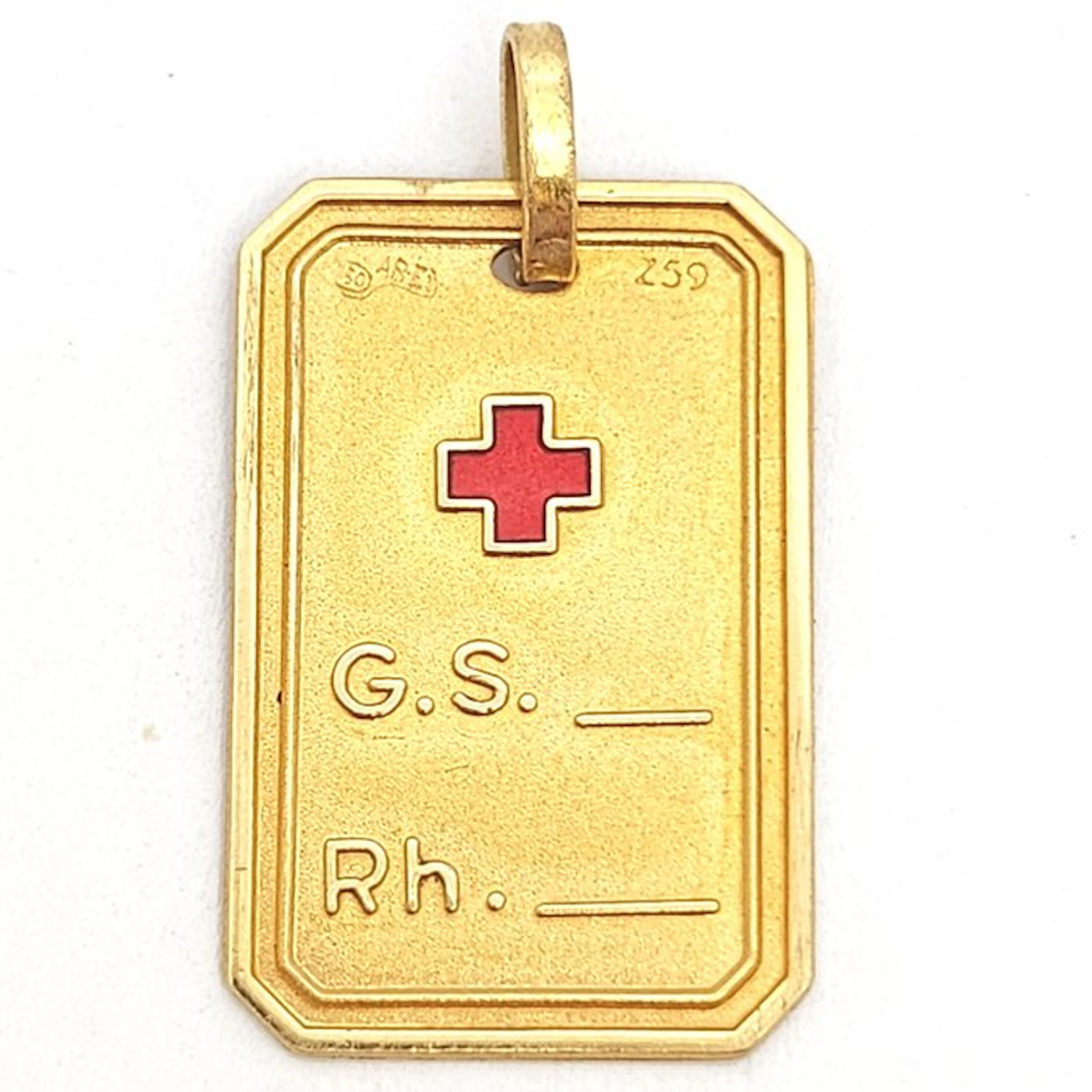 Pendant - 18 kt. Yellow gold