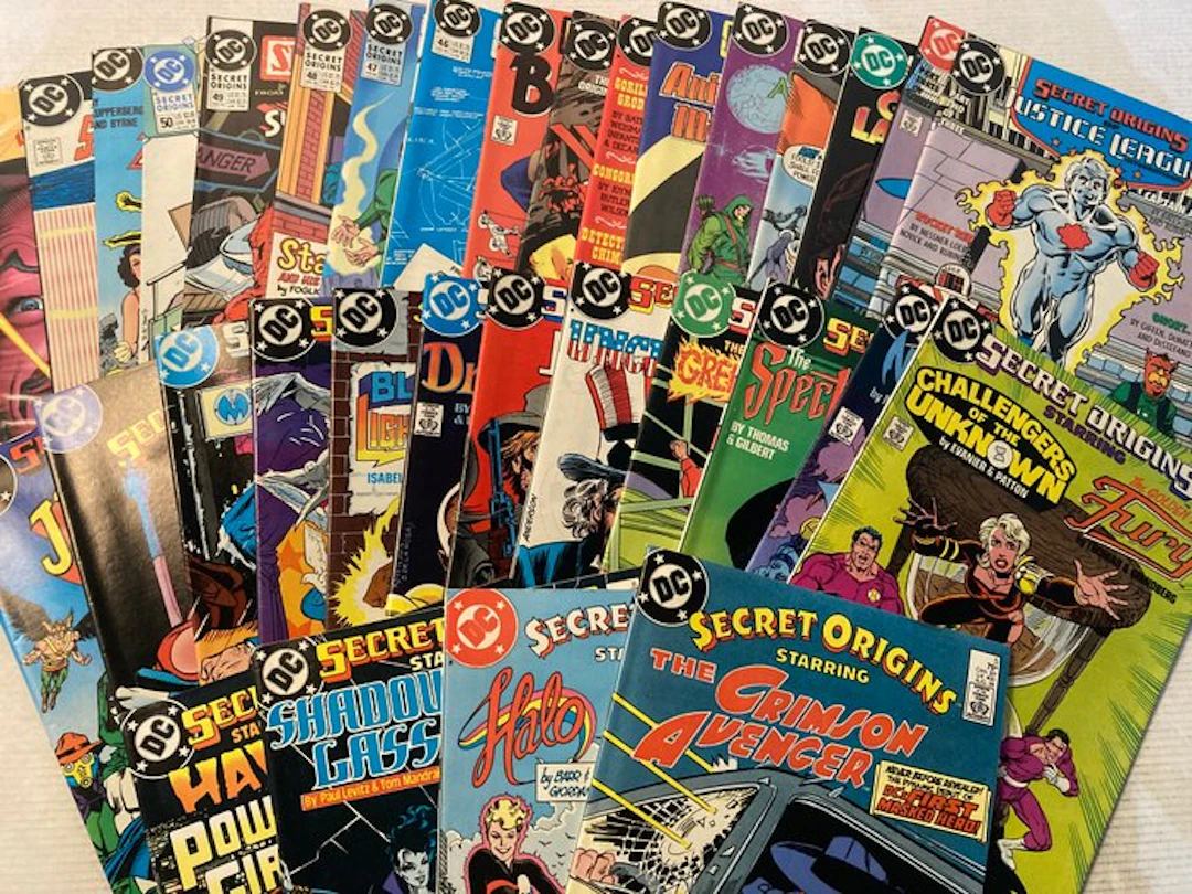 Secret Origins (1986) 33 comics in range # 5 to 50 +...