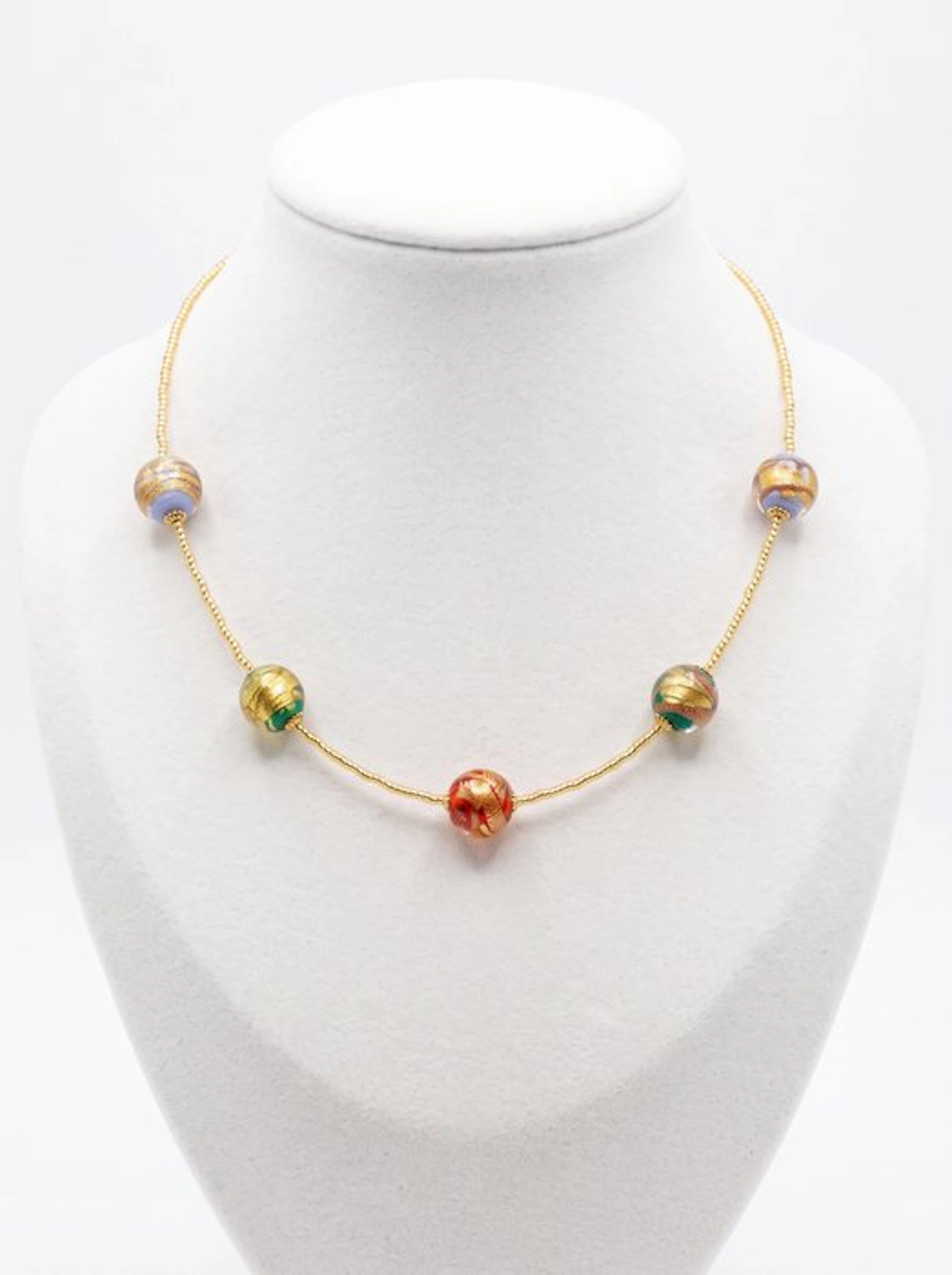 Murano glass, 24 kt gold submerged - Necklace - 24 kt Princess