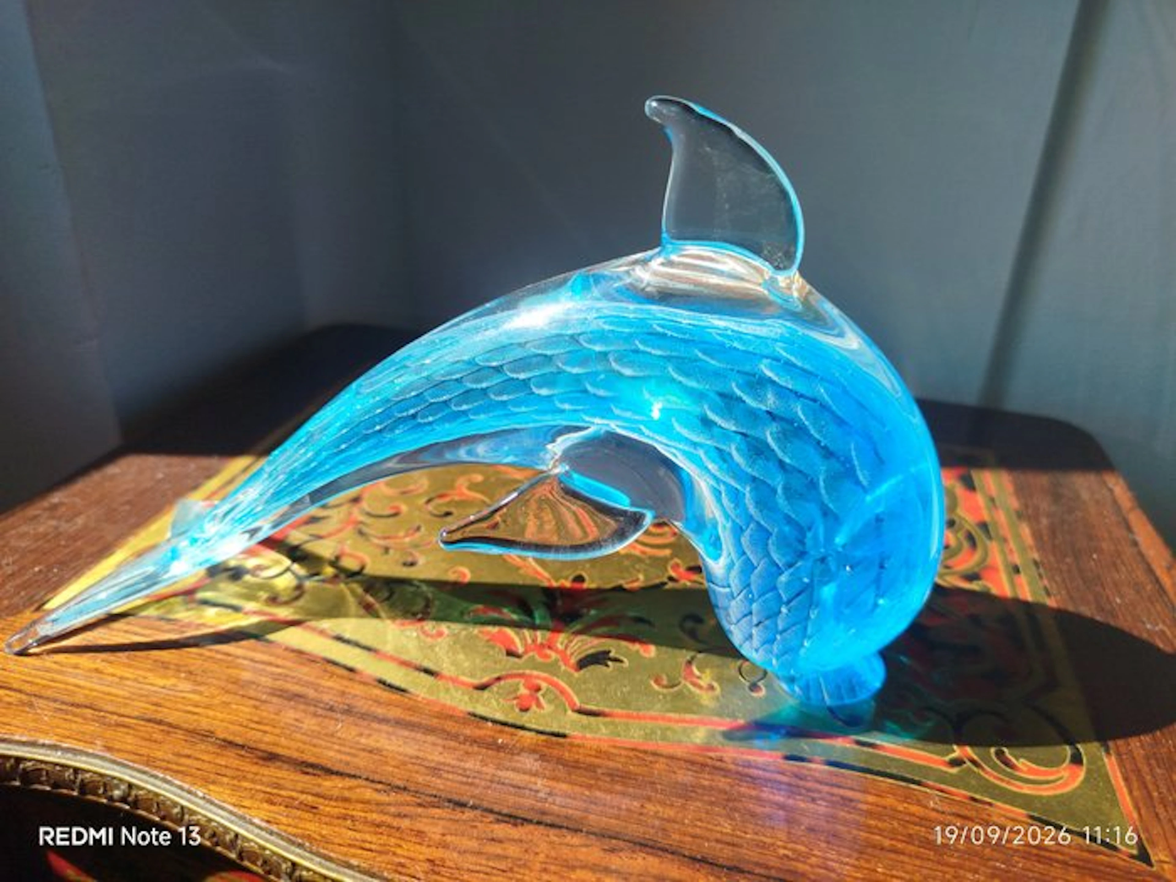 Murano - Rosis - Sculpture, Delfino - 13 cm - Murano glass