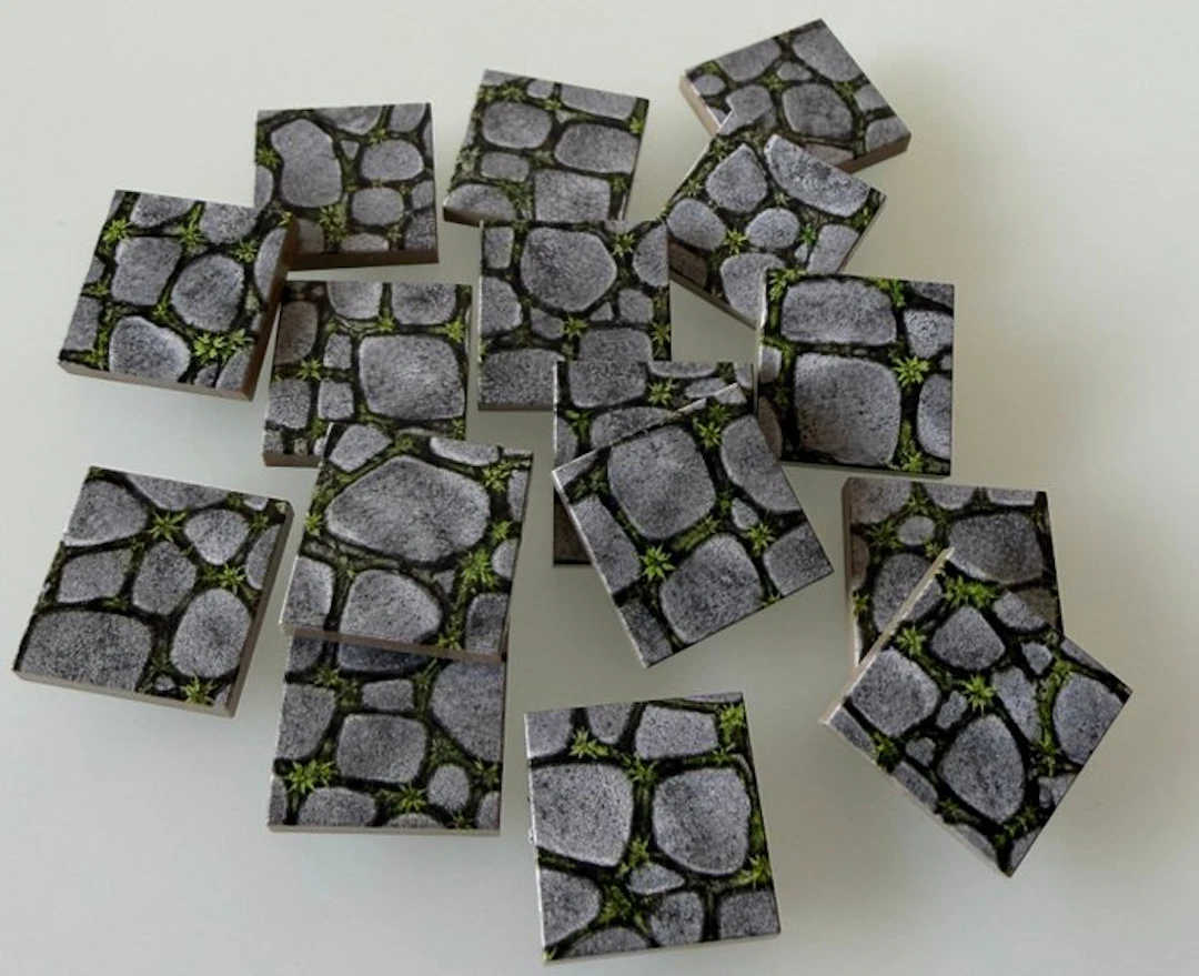 LEGO Bricks - Lego uniek beprinte 2x2 tegels pad 100 stuks
