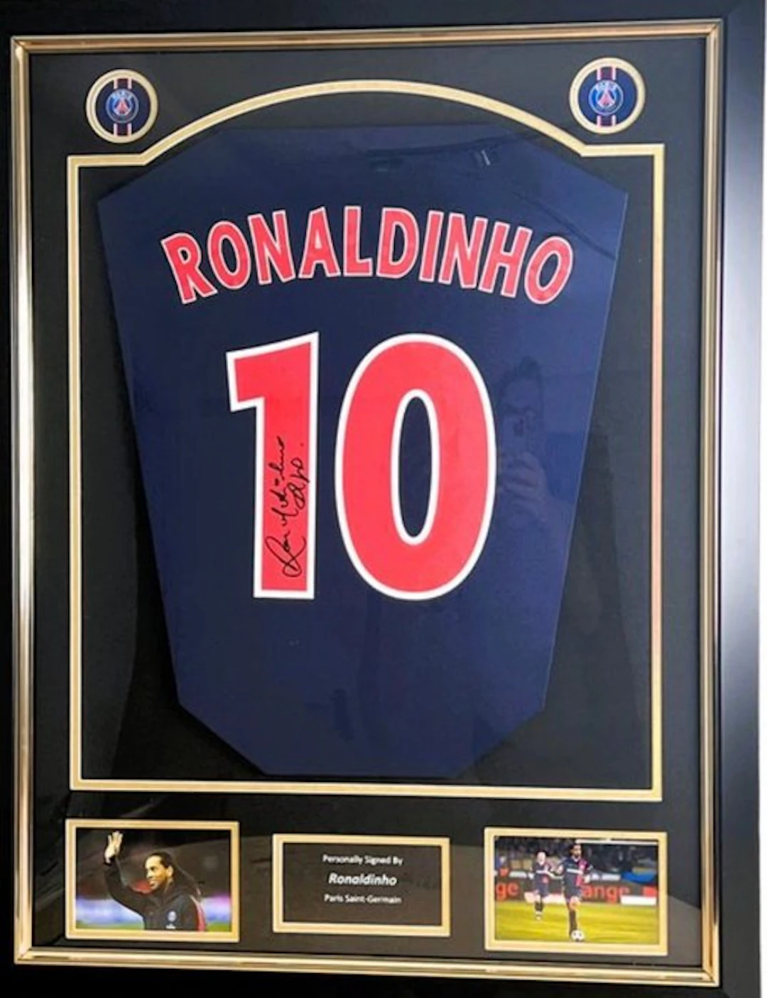PSG - French football championship - Ronaldinho - 2000 - Football shirt