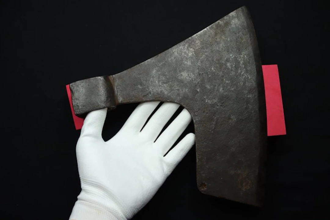 Medieval (Gothic) - Iron Large Decorated Military Halberd...