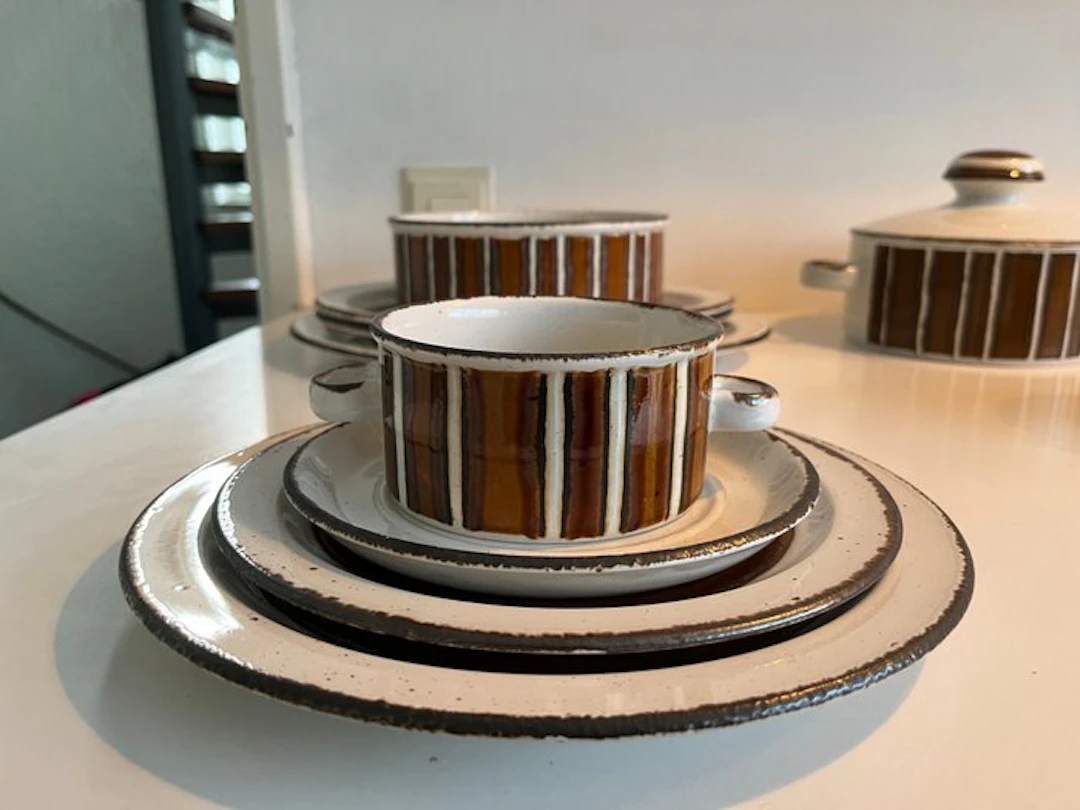 Midwinter Stonehenge - Dinner set for 12 (12) - Stonehenge - Ceramic