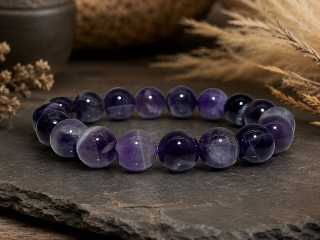 ***NO RESERVE*** Premium Chevron Amethyst Bracelet –...