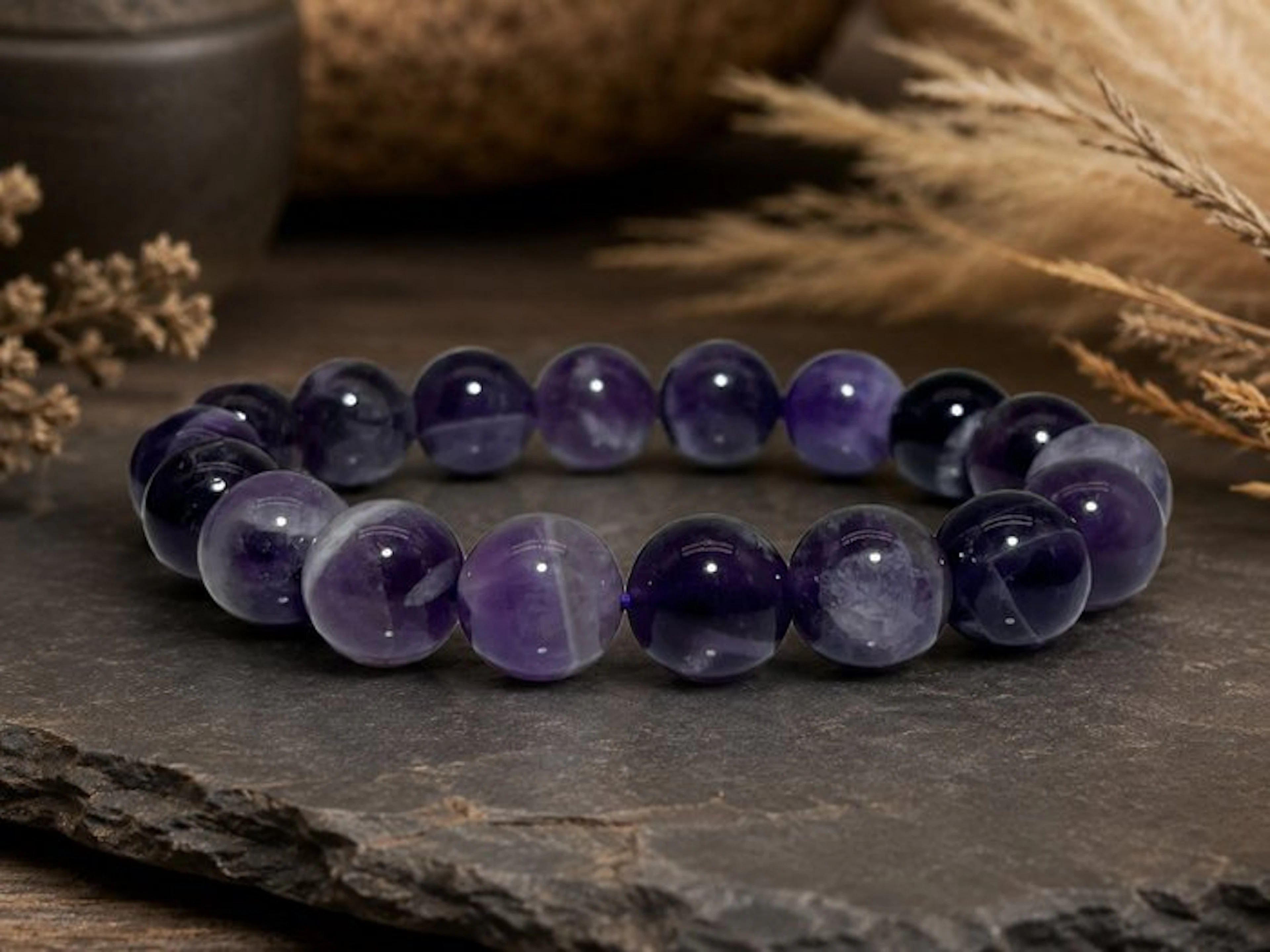 ***NO RESERVE*** Premium Chevron Amethyst Bracelet –...