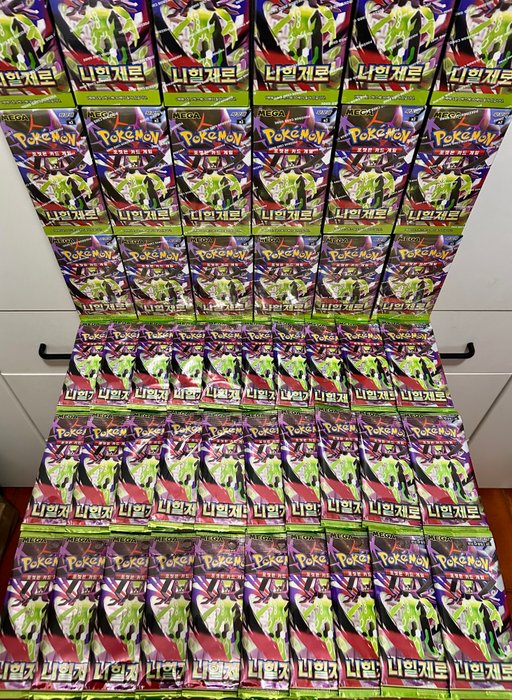 Pokmon - 40 Booster pack - UNWEIGHTED Nihil Zero m3 - Various sets |  Barnebys