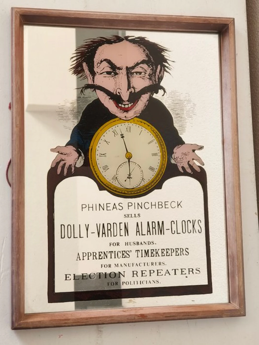 Vintage Pub Mirror / Advertising Mirror – Phineas...
