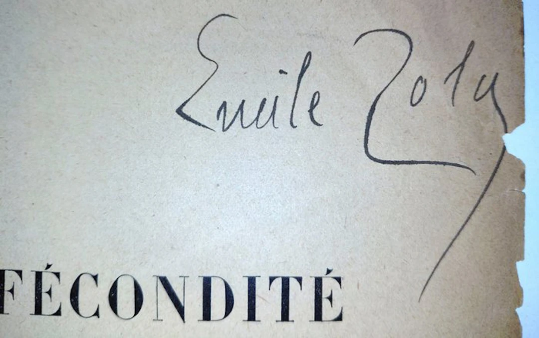 Document - Autografo di Émile Zola allo scrittore...