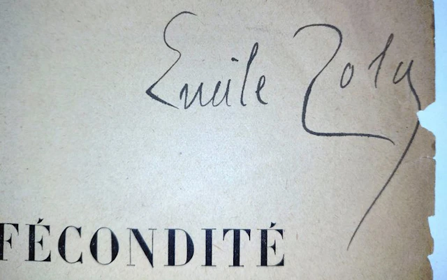 Document - Autografo di Émile Zola allo scrittore...