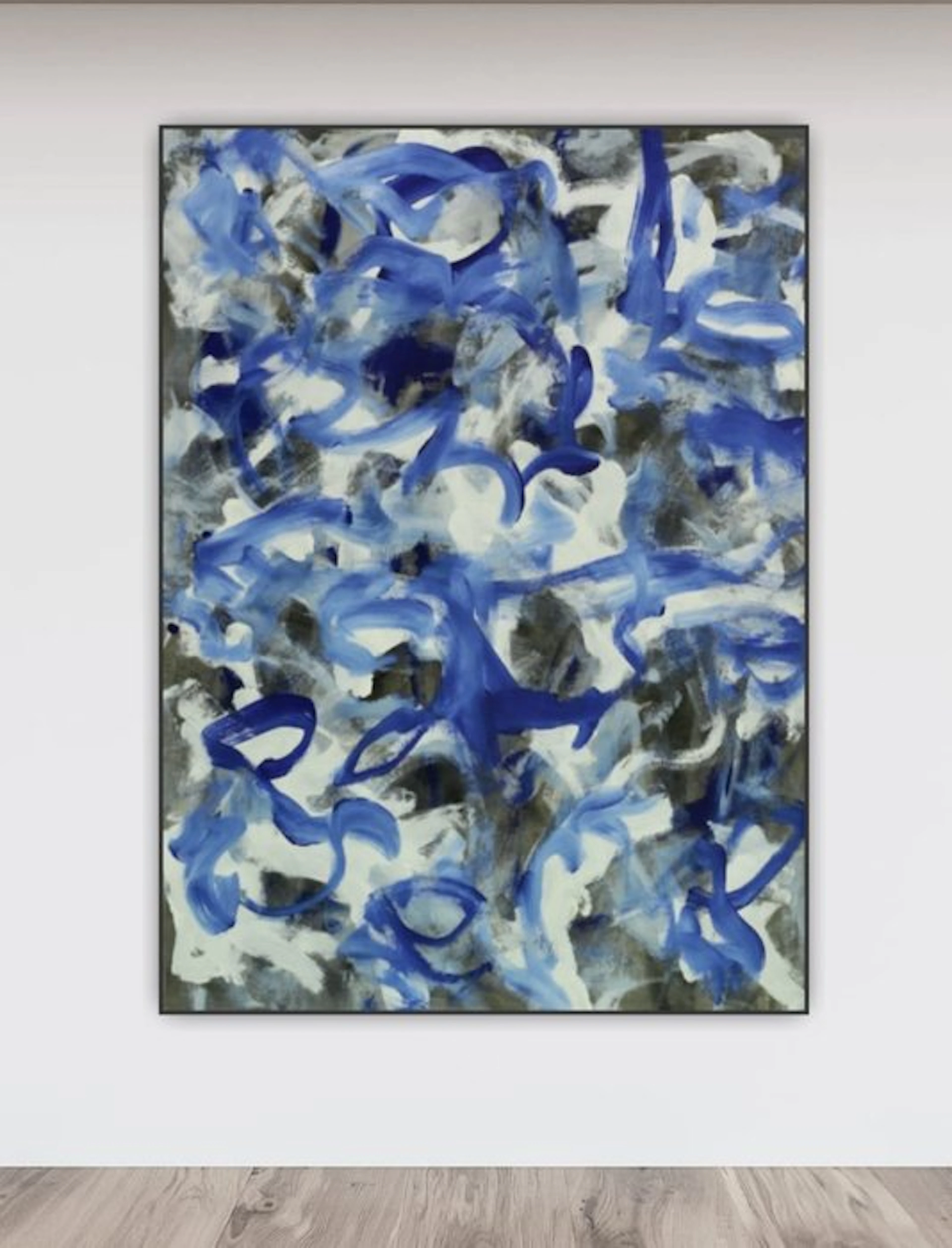 Étienne Pixa - Composition 1A.9.E - Large abstract painting