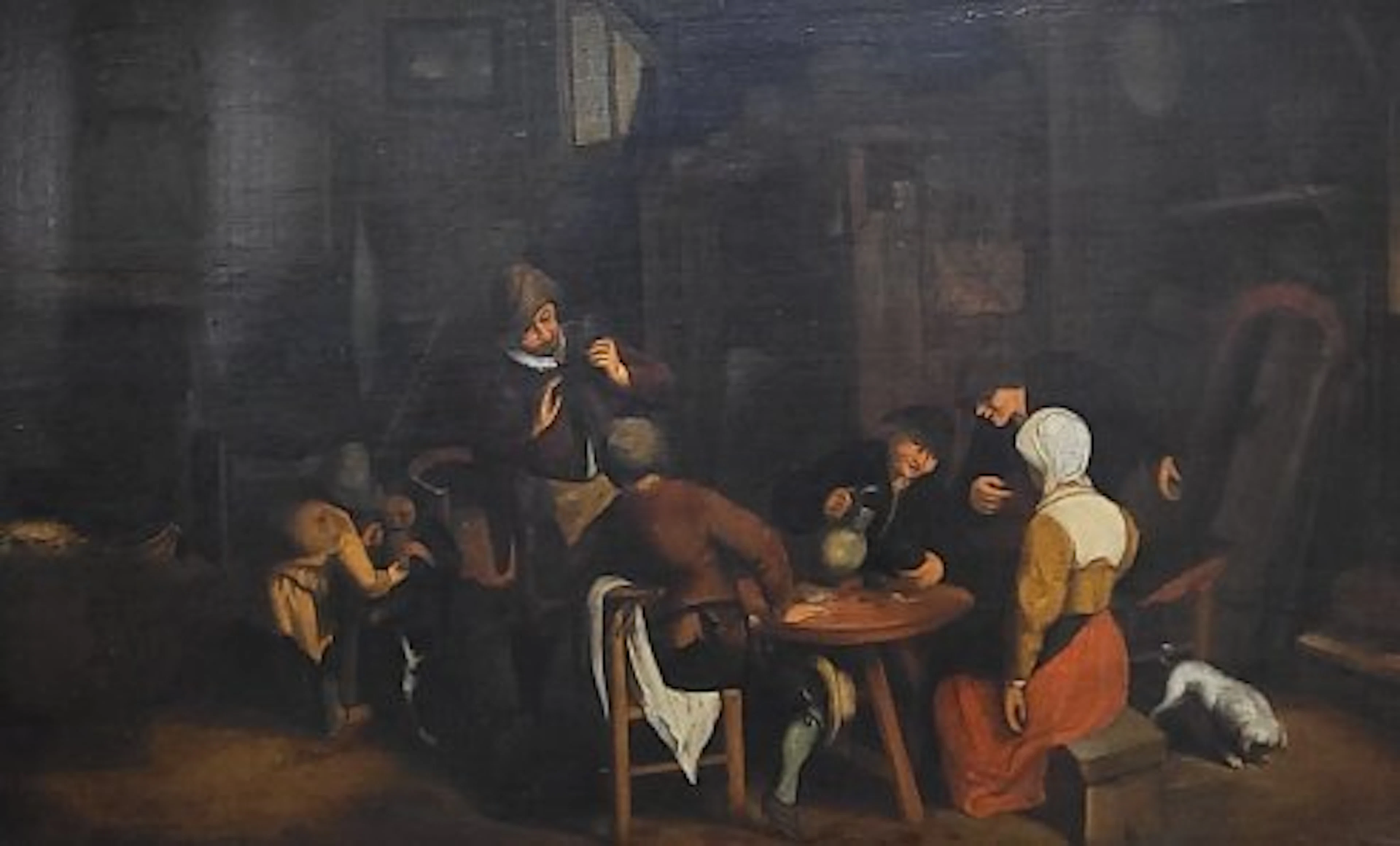 Dutch school (XIX) - Escena de género