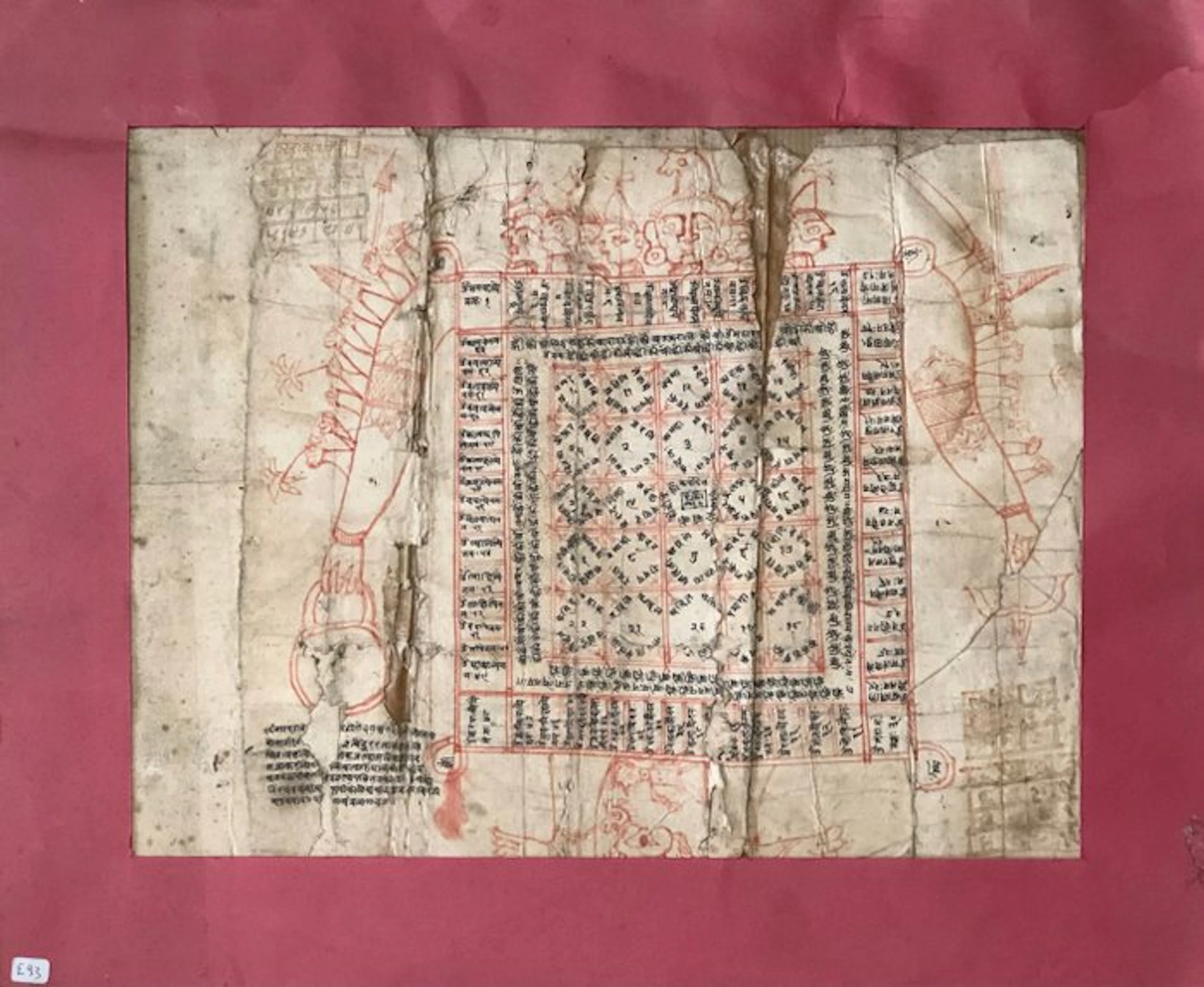 Sacred Cosmological Diagram – Nepal / Himalayan Region