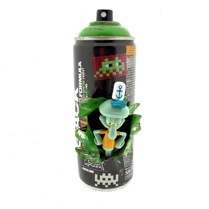 Koen Betjes (1992) - Spongebob Figurine / Octo - Spraycan