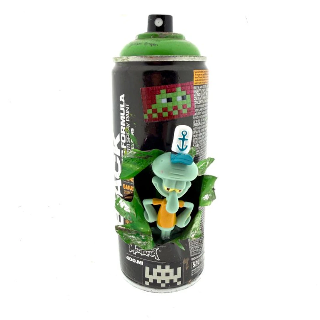 Koen Betjes (1992) - Spongebob Figurine / Octo - Spraycan