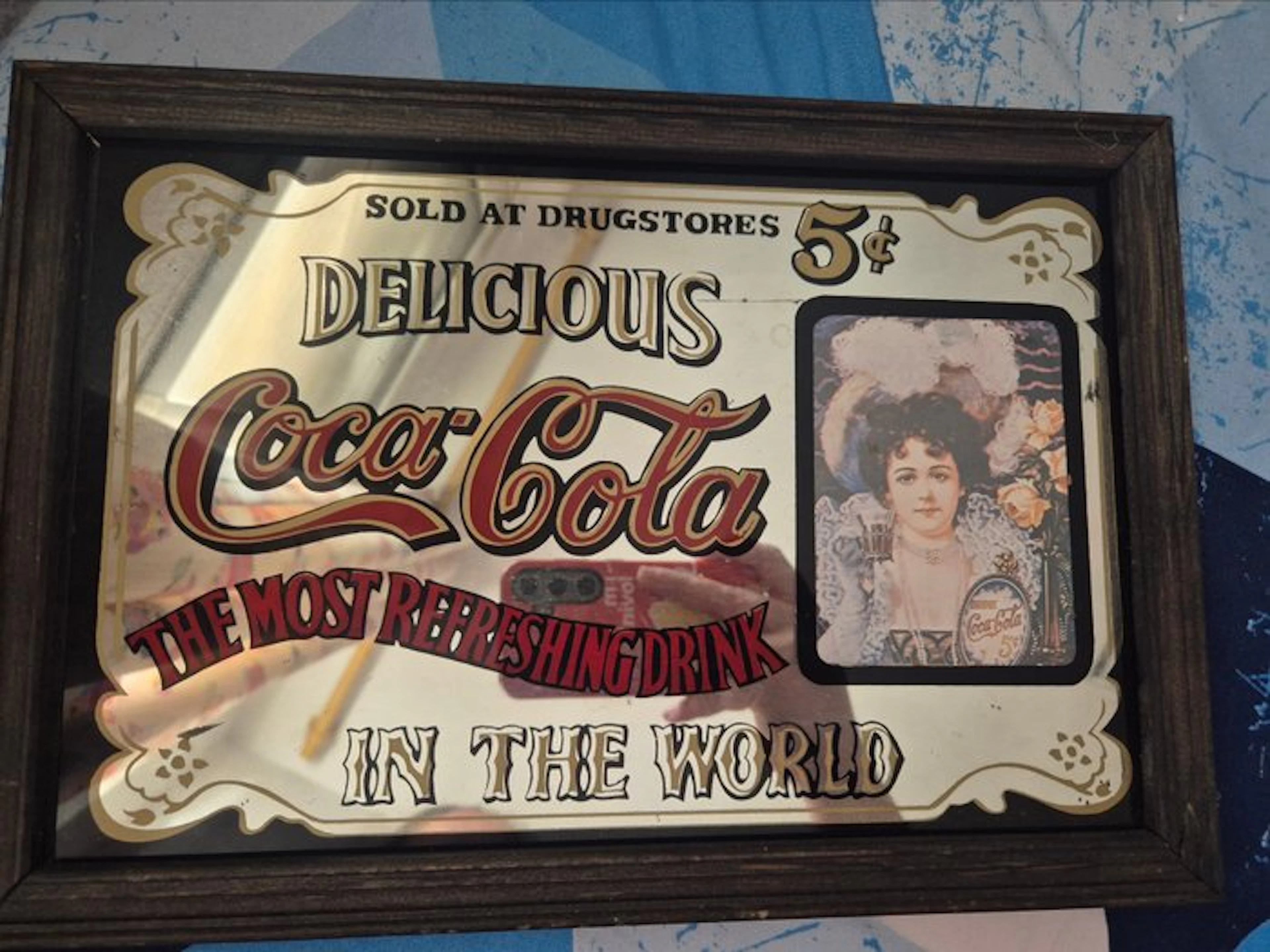 cocacola - Coca-Cola - Coca-Cola mirror sign - Unknown