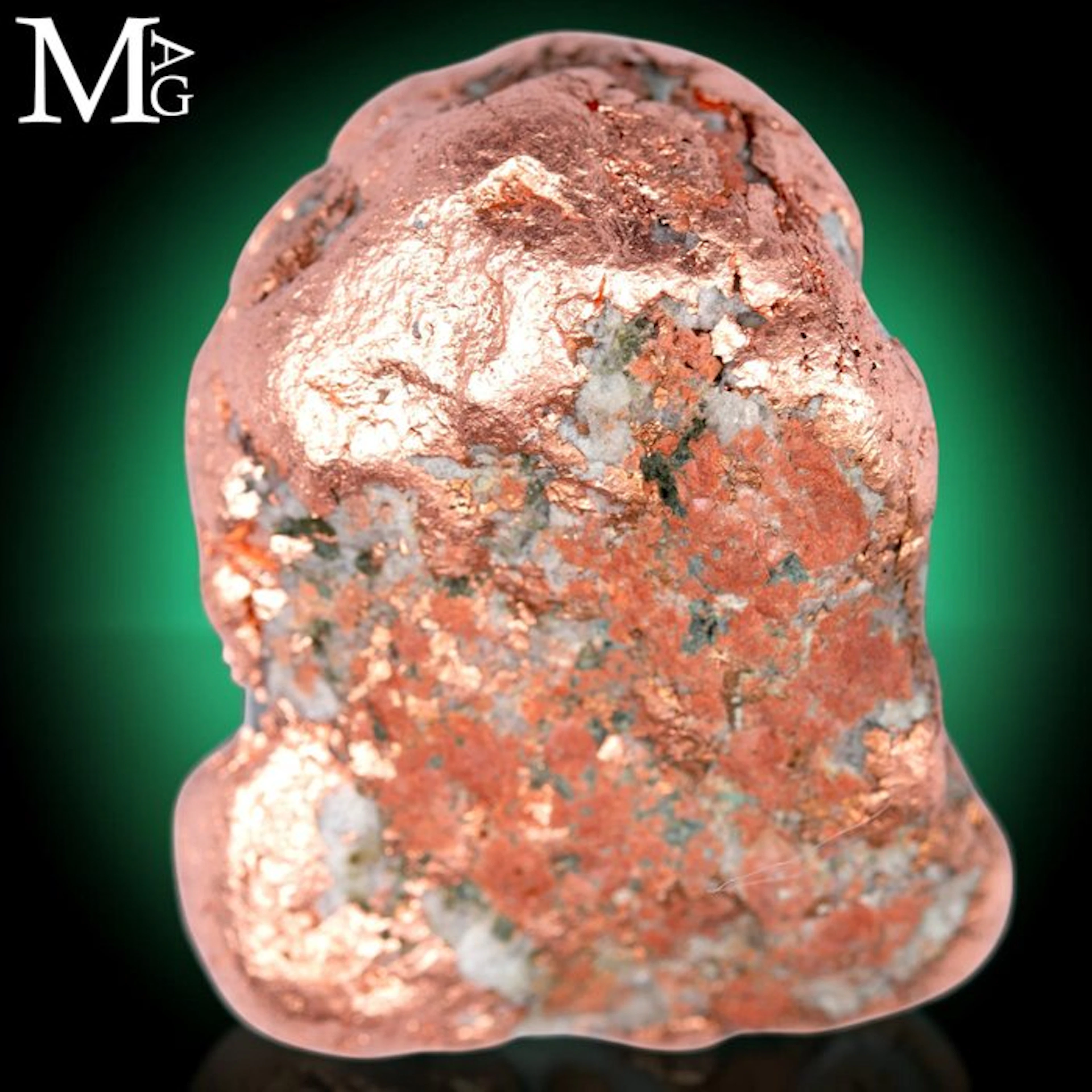 Native Copper with a Rich Metallic Luster from the Iconic...
