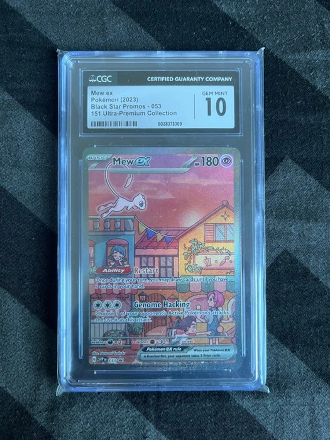 Pokémon - 1 Graded card - Mew ex 053 Promo card