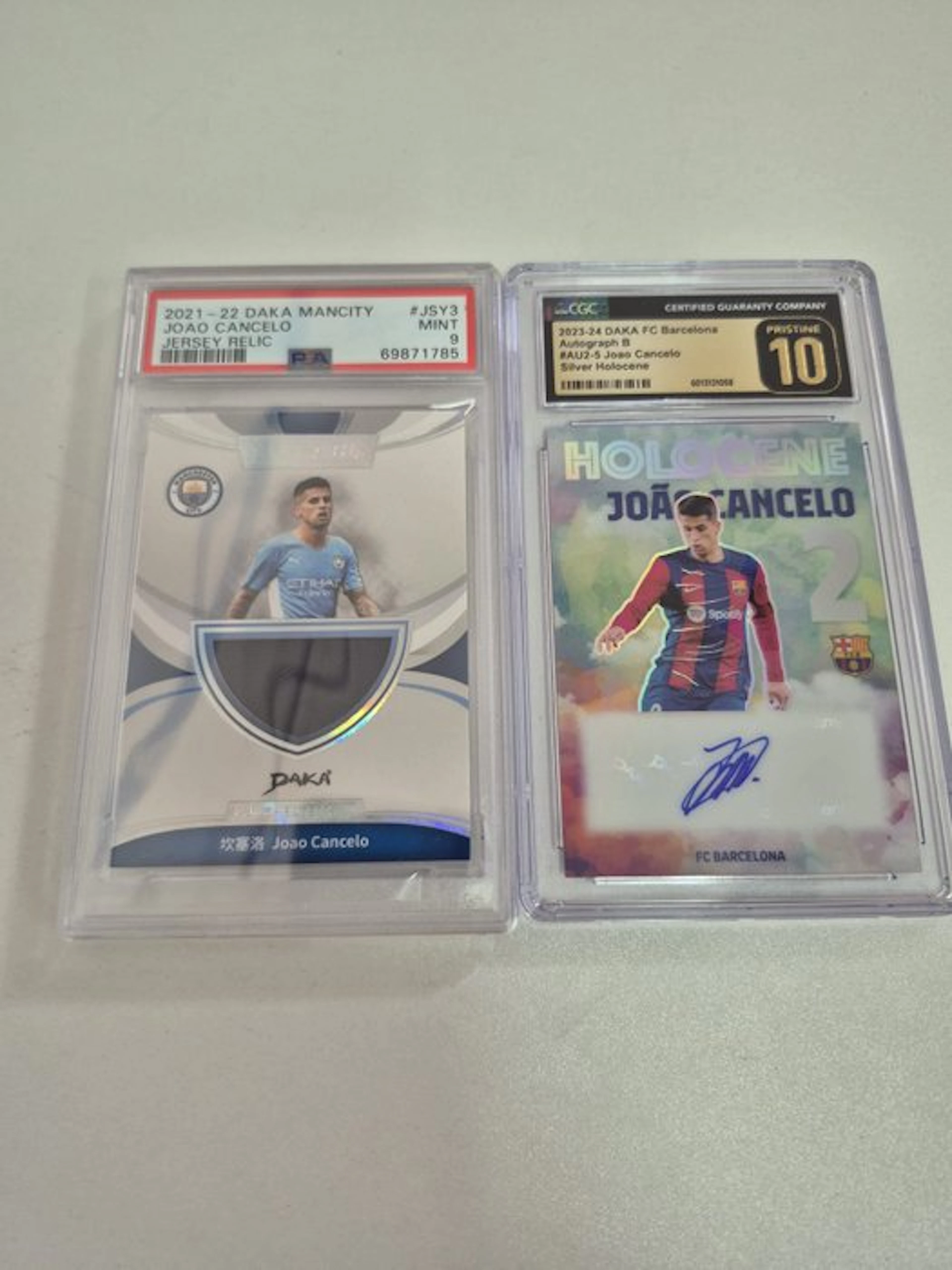 Lotto Daka Joao Cancelo: Barca Holocene AUTO /49 CGC 10 +...