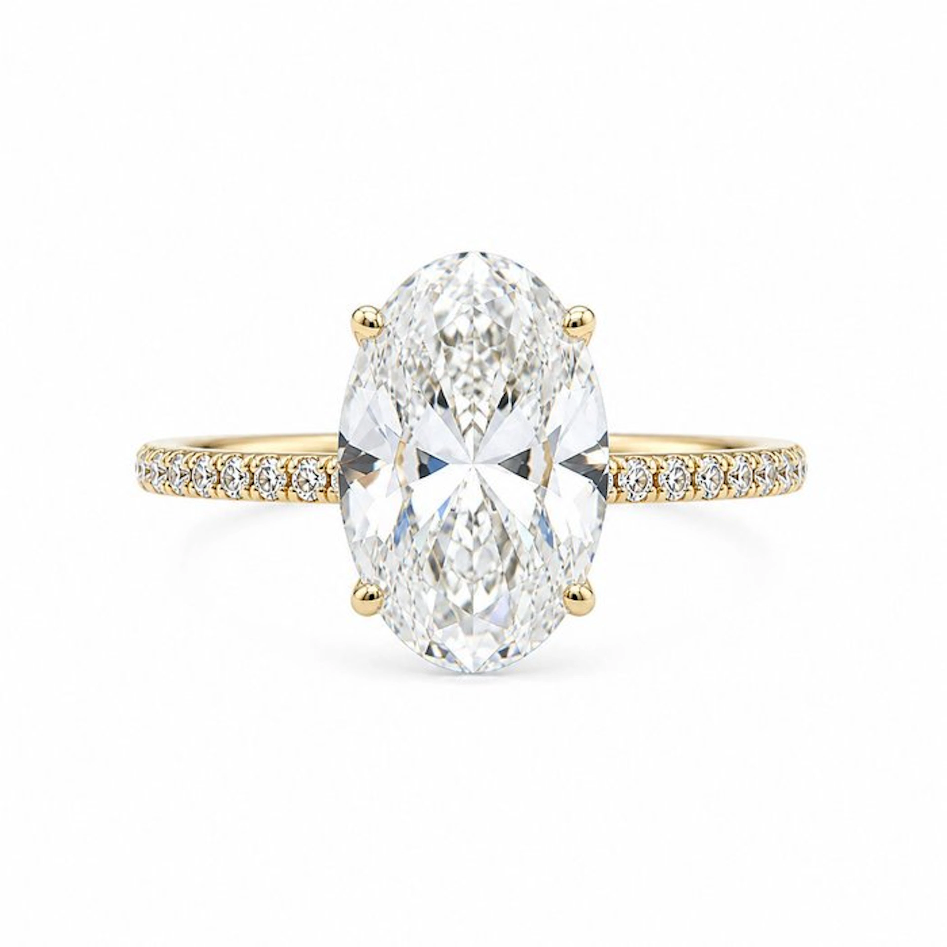 No reserve price - Ring - 14 kt