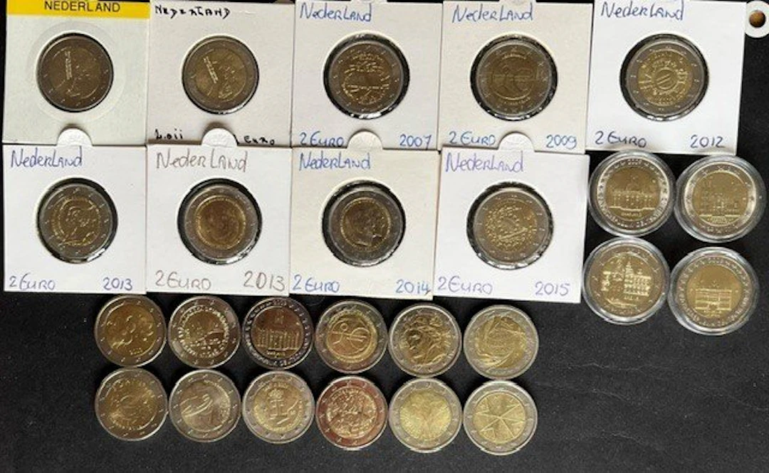 Europe. 2 Euro 2002/2023 (25 stuks) (No reserve price)