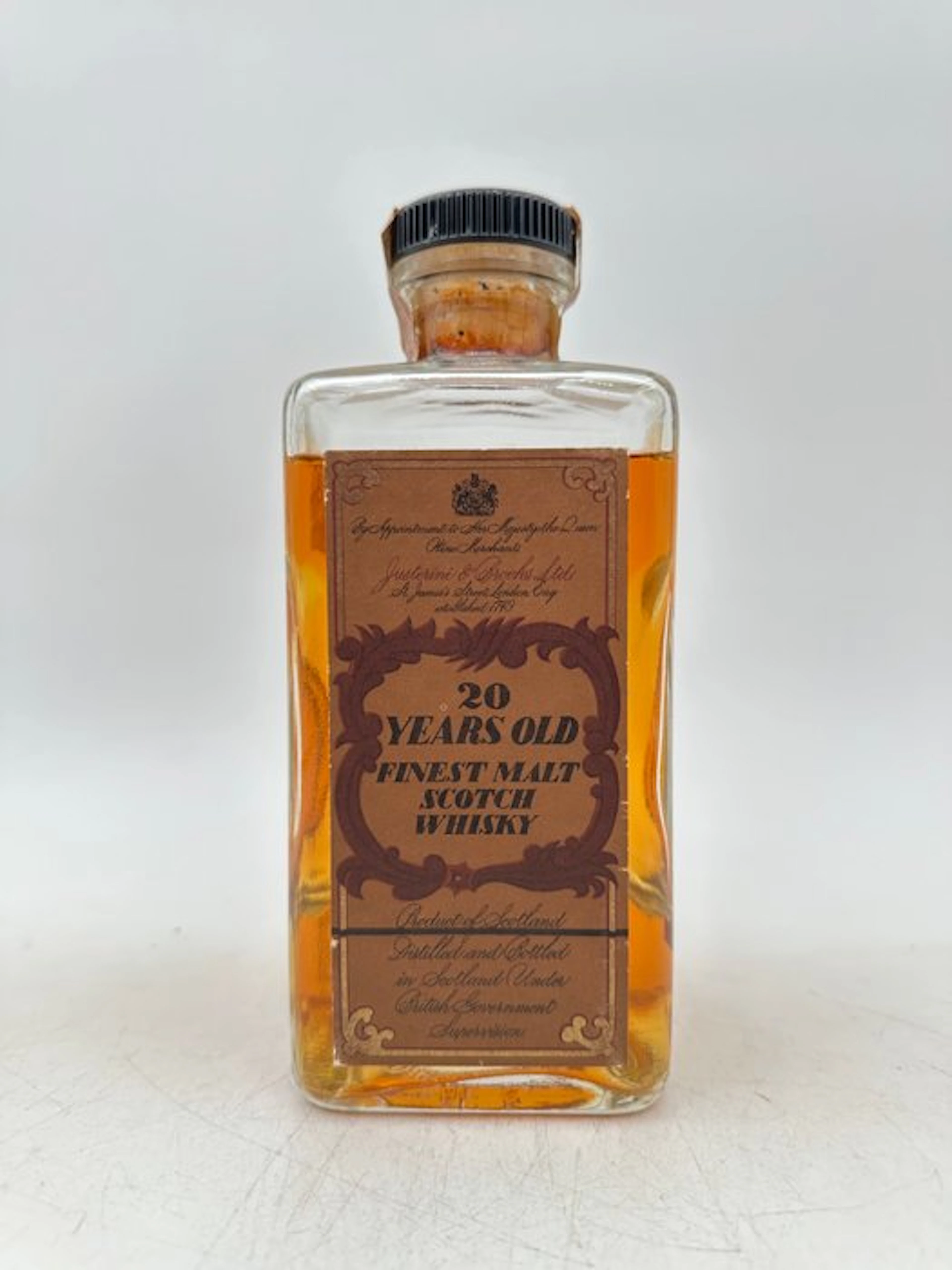 Justerini & Brooks 20 years old Finest Malt - b. 1970s - 75cl