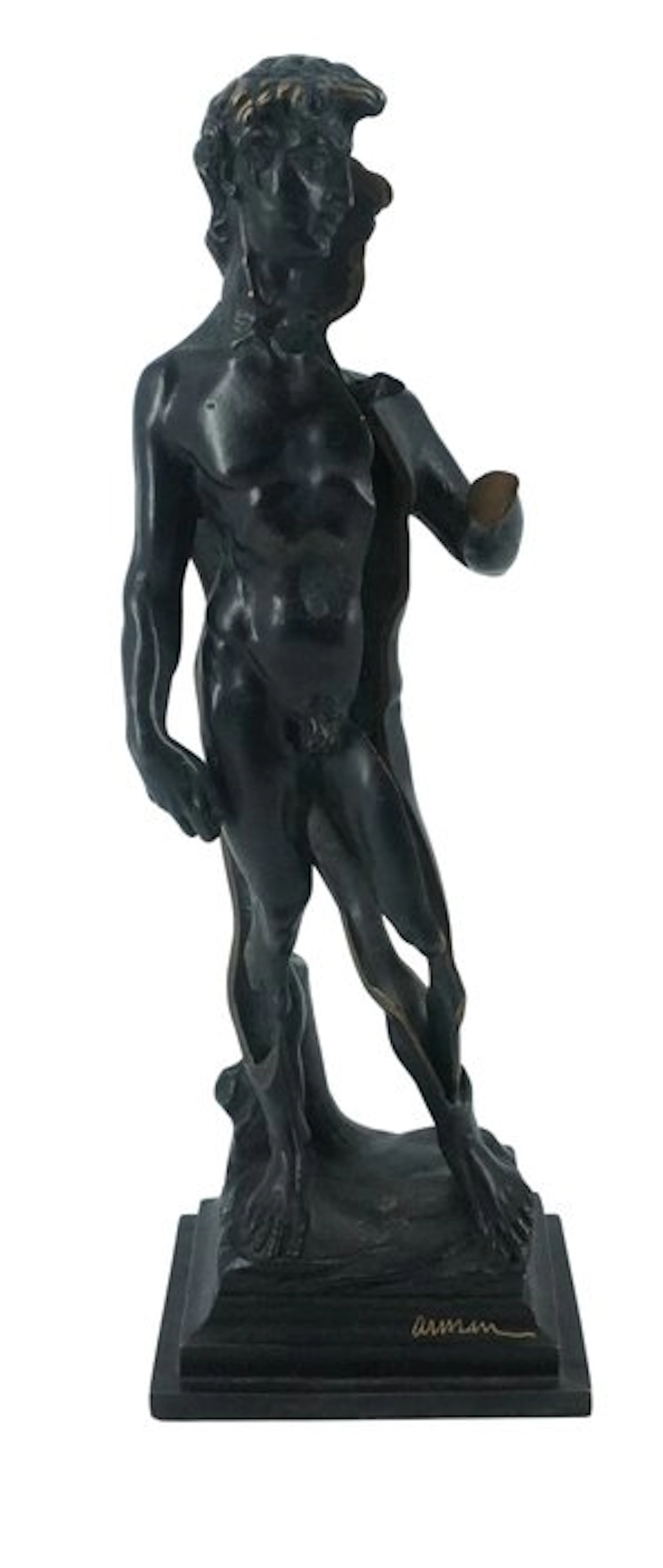 Fernandez Arman (1928-2005) - Sculpture, David - 34 cm - Bronze - 1994