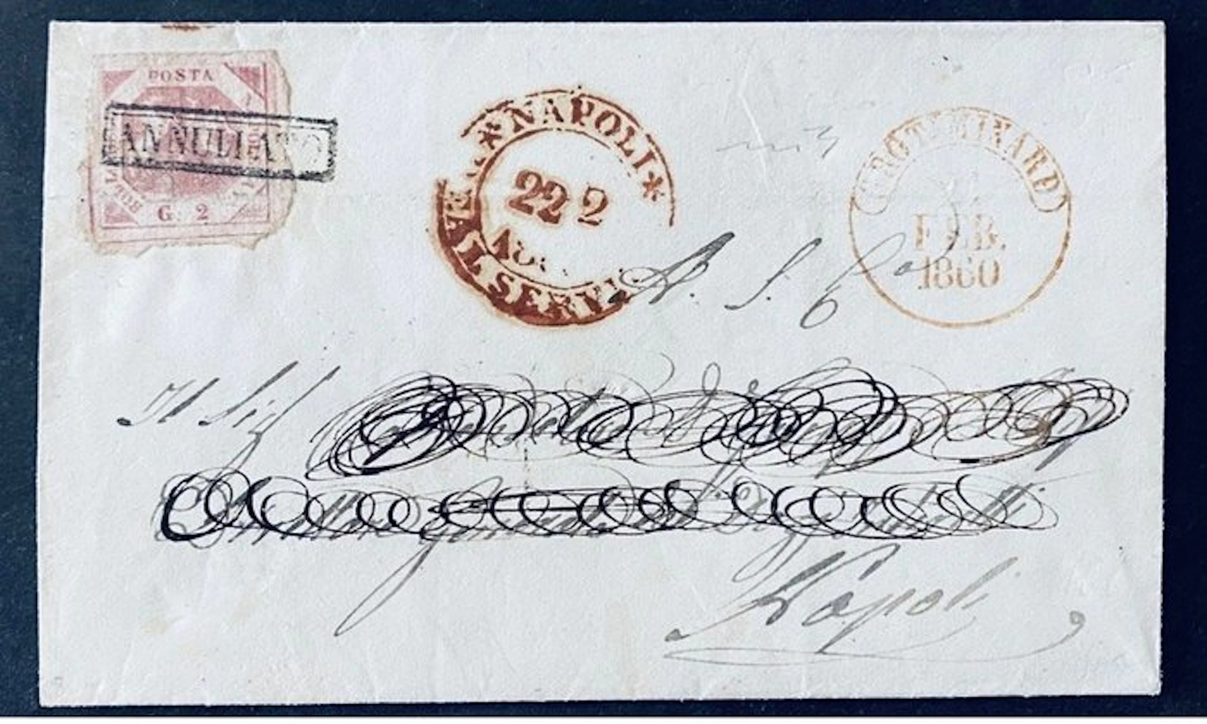 Italian Ancient States - Naples 1858/1862 - 2 hassles...