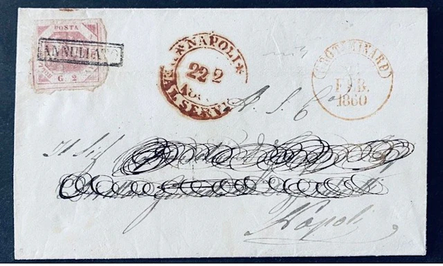 Italian Ancient States - Naples 1858/1862 - 2 hassles...