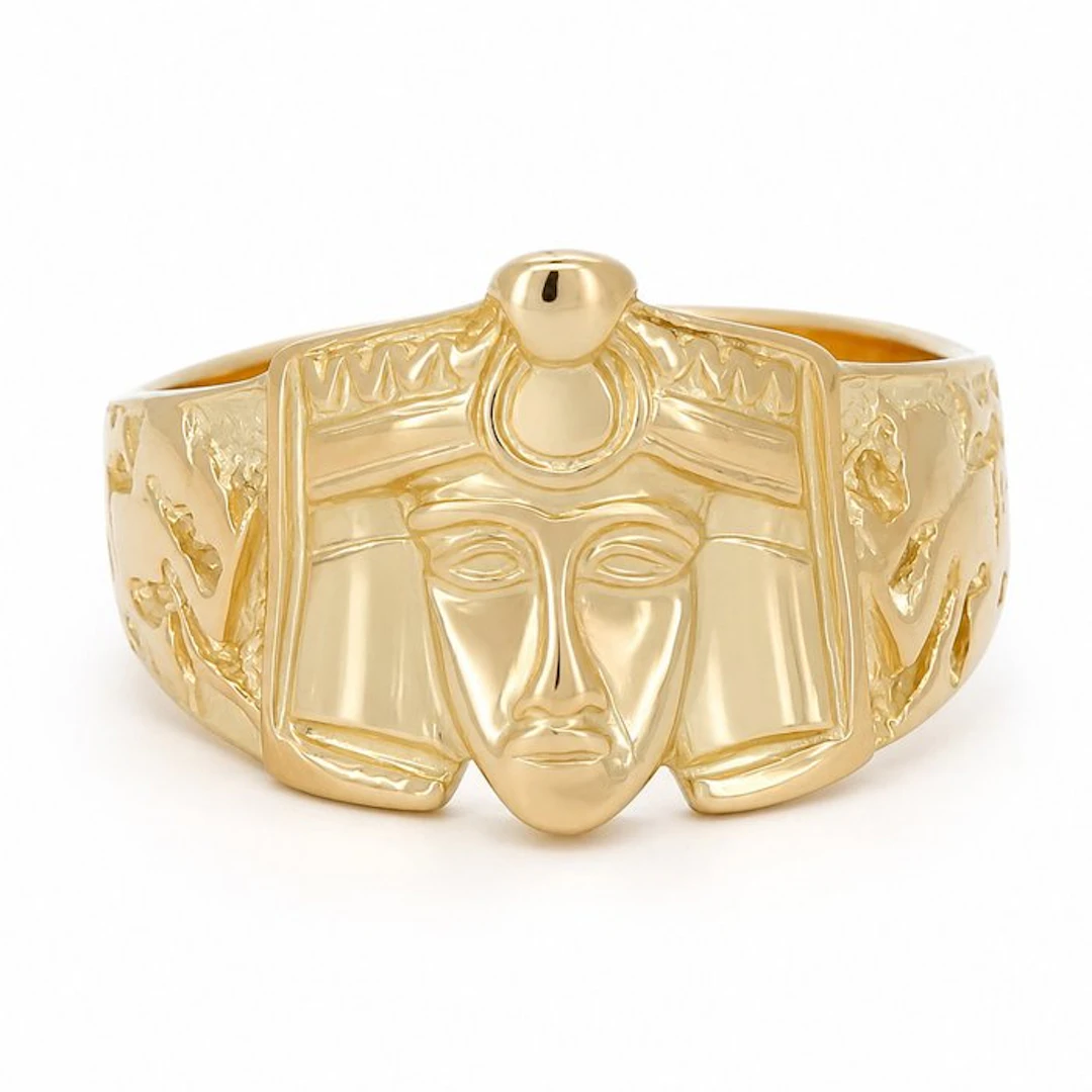 Ring - 18 kt. Yellow gold - Made in Italy - Handmade
