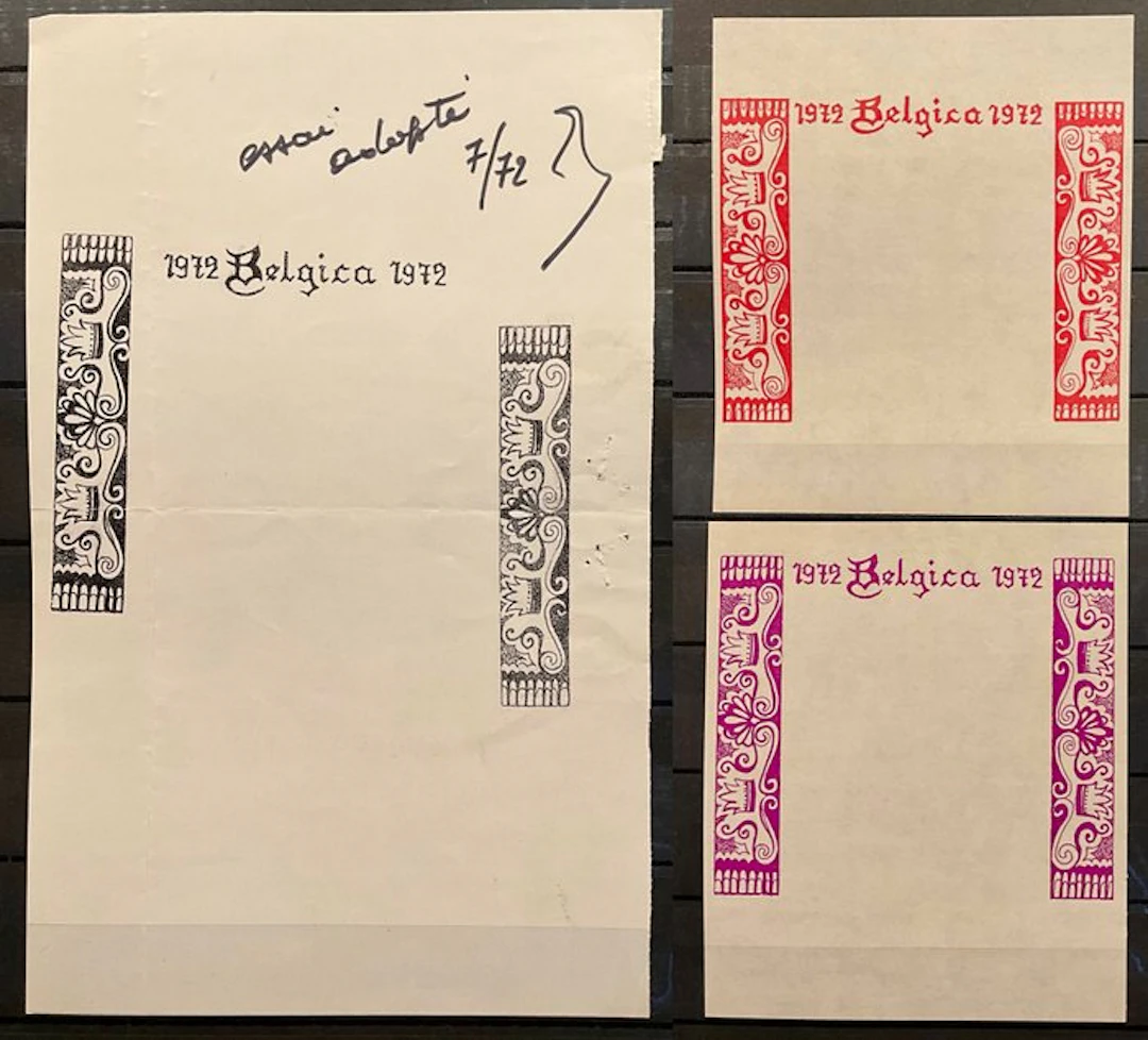 Belgium 1972 - Erinnofilie: Special issue F.I.P