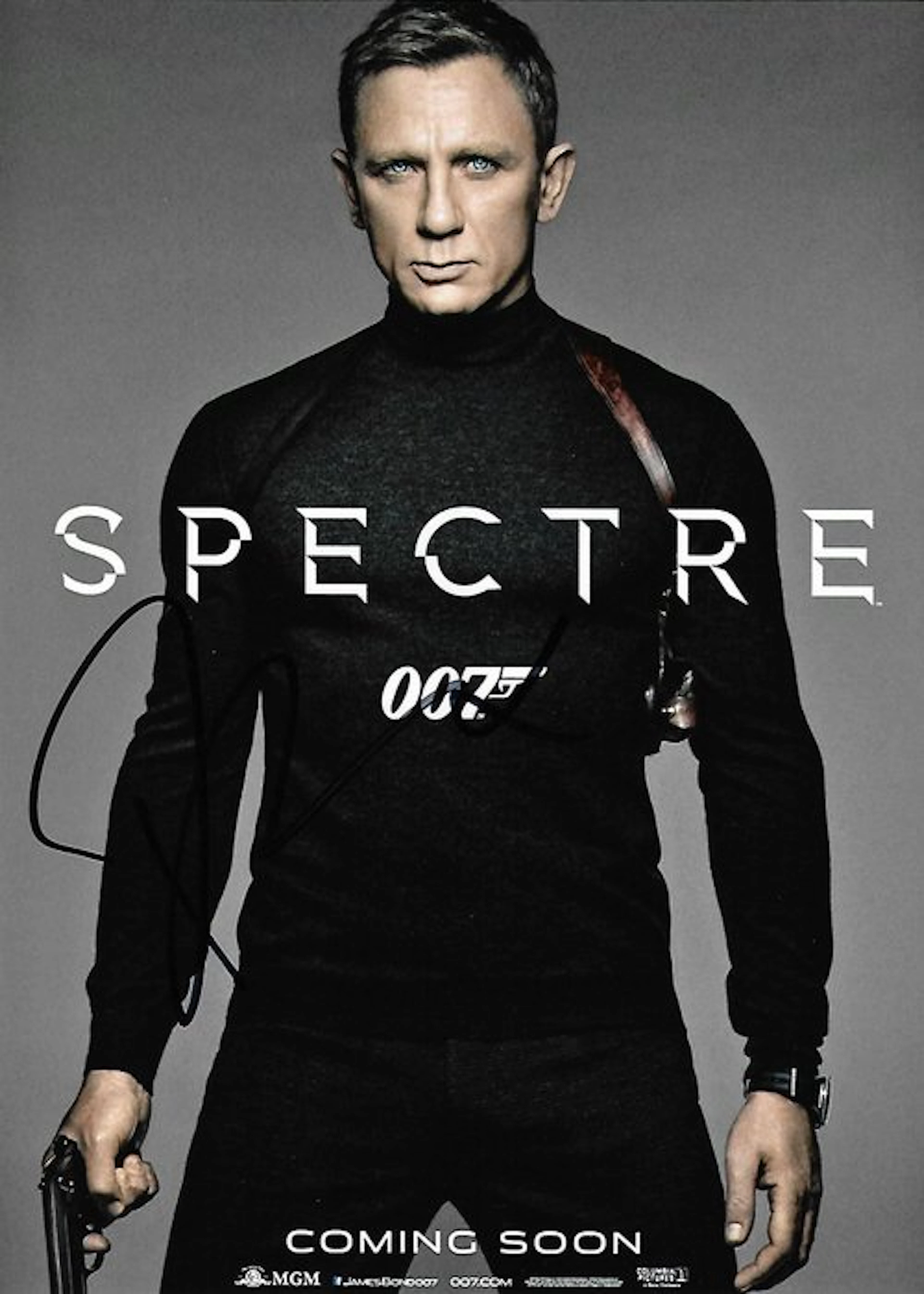 James Bond 007 - Autographed Photo "Spectre" James Bond...