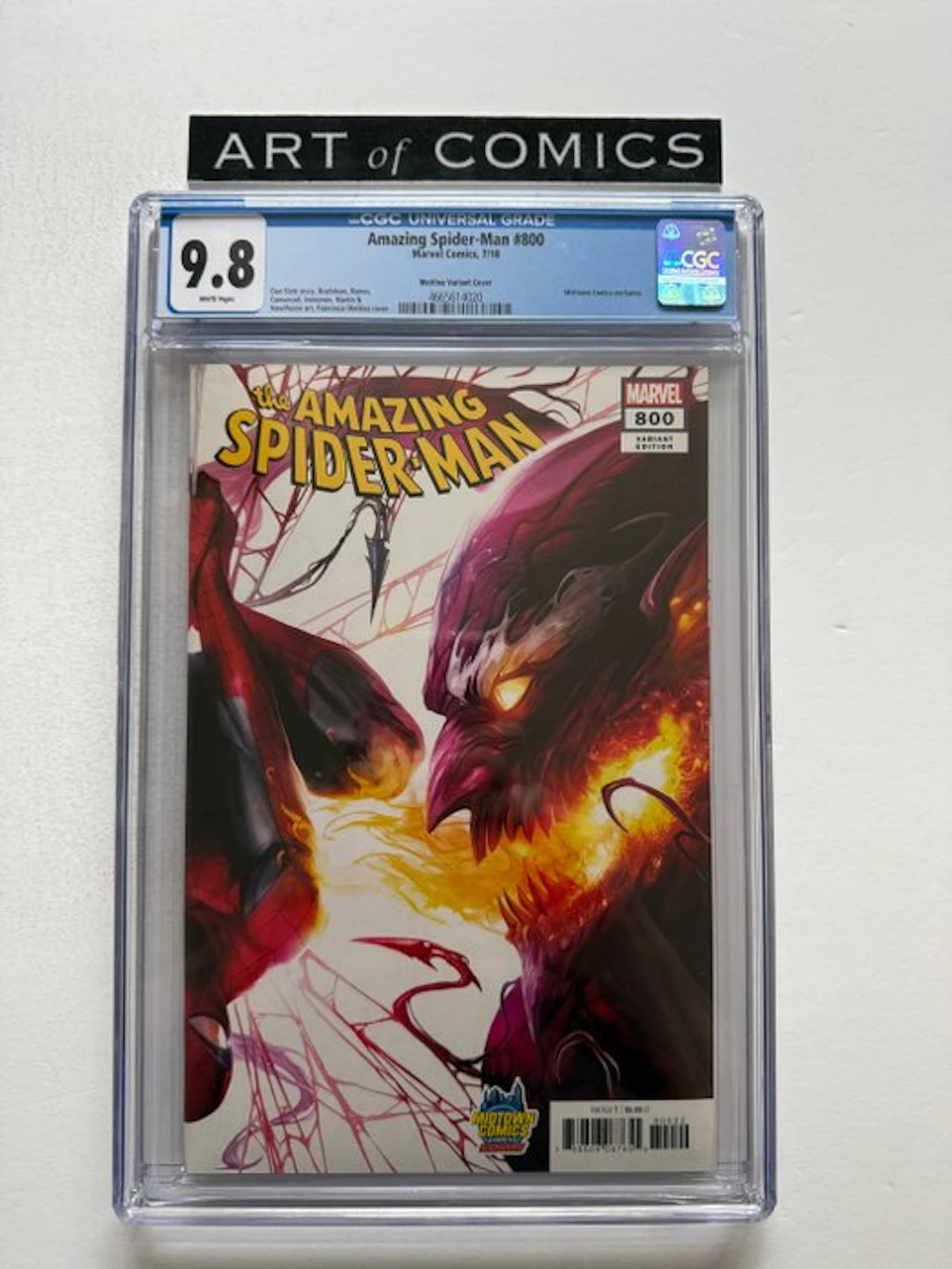 The Amazing Spider-Man #800 - Mattina Variant cover...
