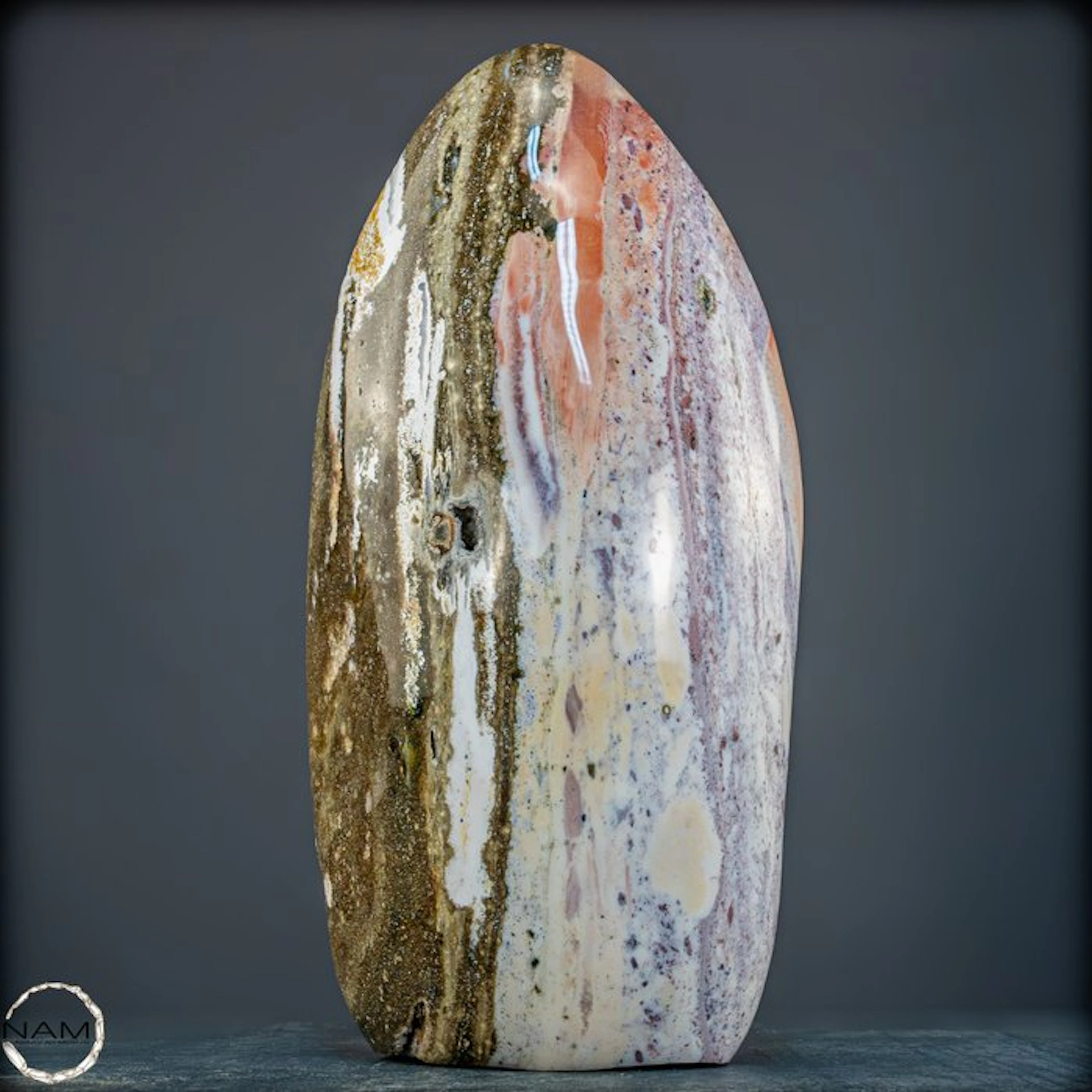 Ocean Jasper Freeform – a riot of color and natural...