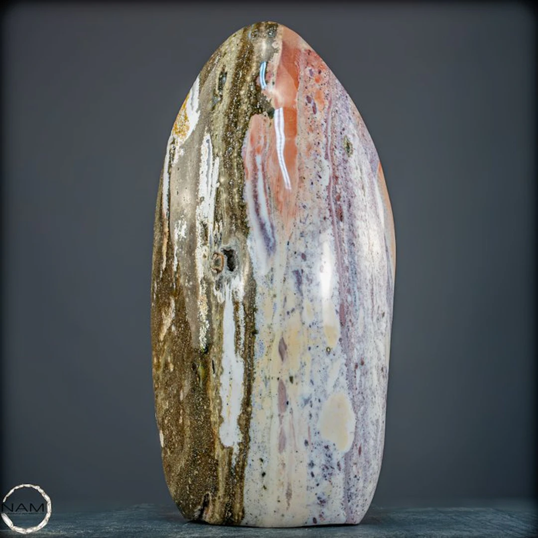 Ocean Jasper Freeform – a riot of color and natural...