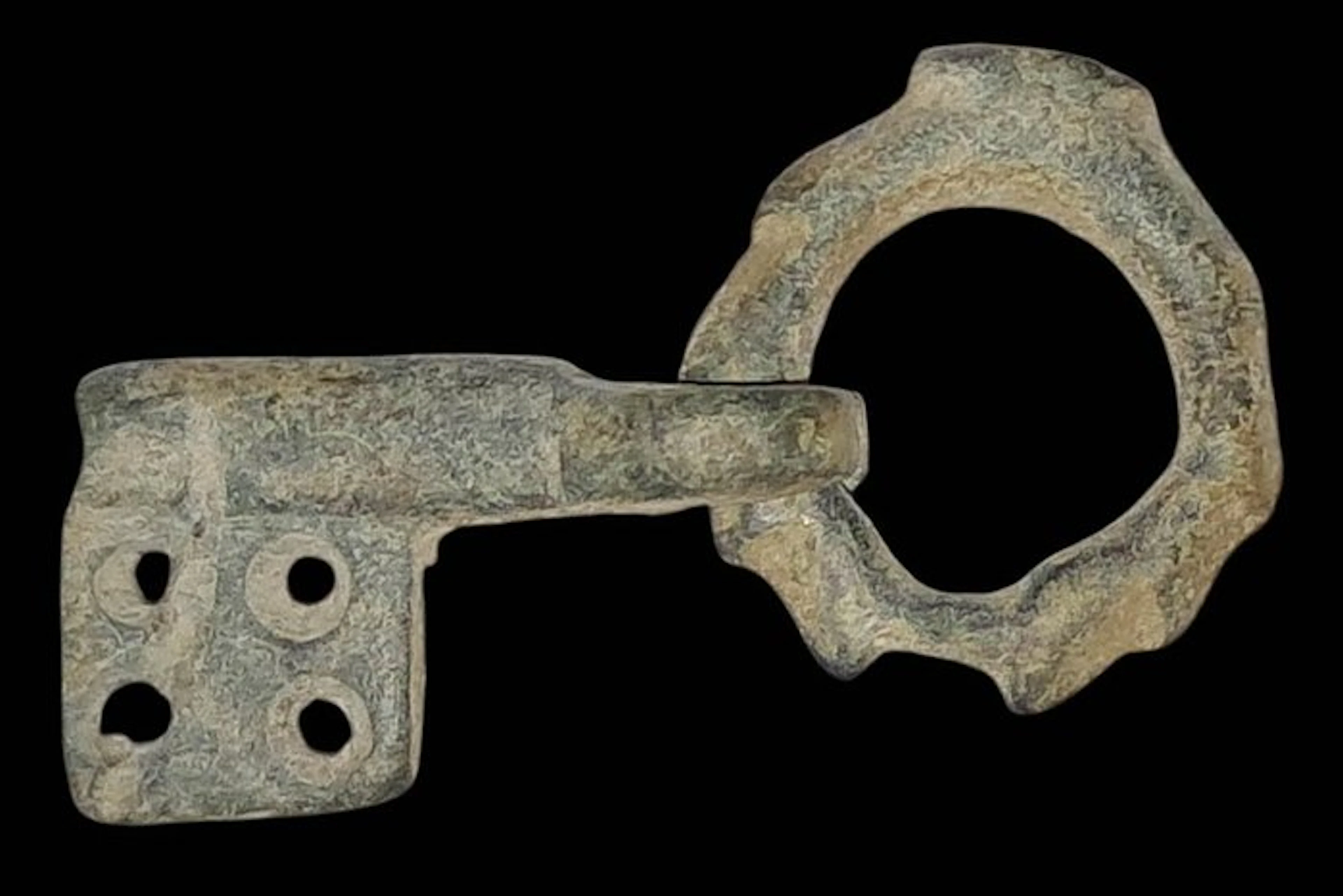Antique Roman-Bronze folding keychain - 40 mm - 1st/3rd...