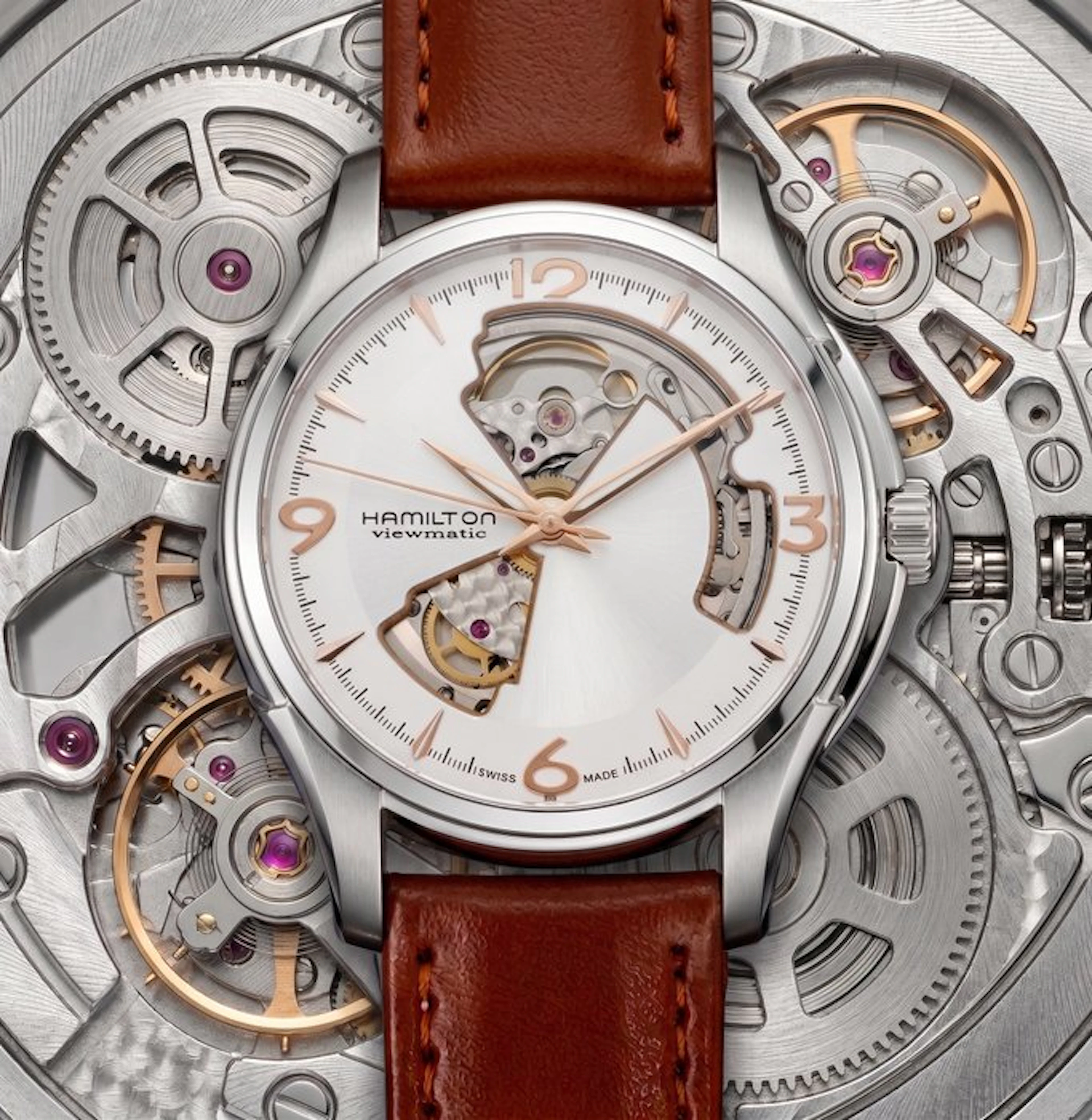 Hamilton - Jazzmaster Viewmatic Open Heart - No reserve...