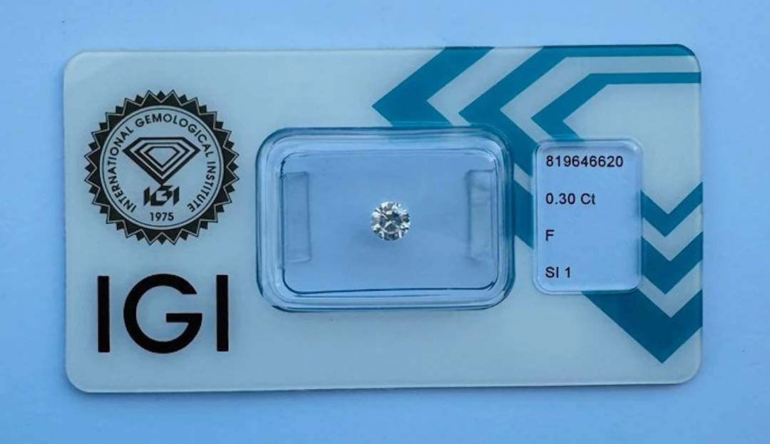 No reserve price - 1 pcs Diamond (Natural) - 0.30 ct...