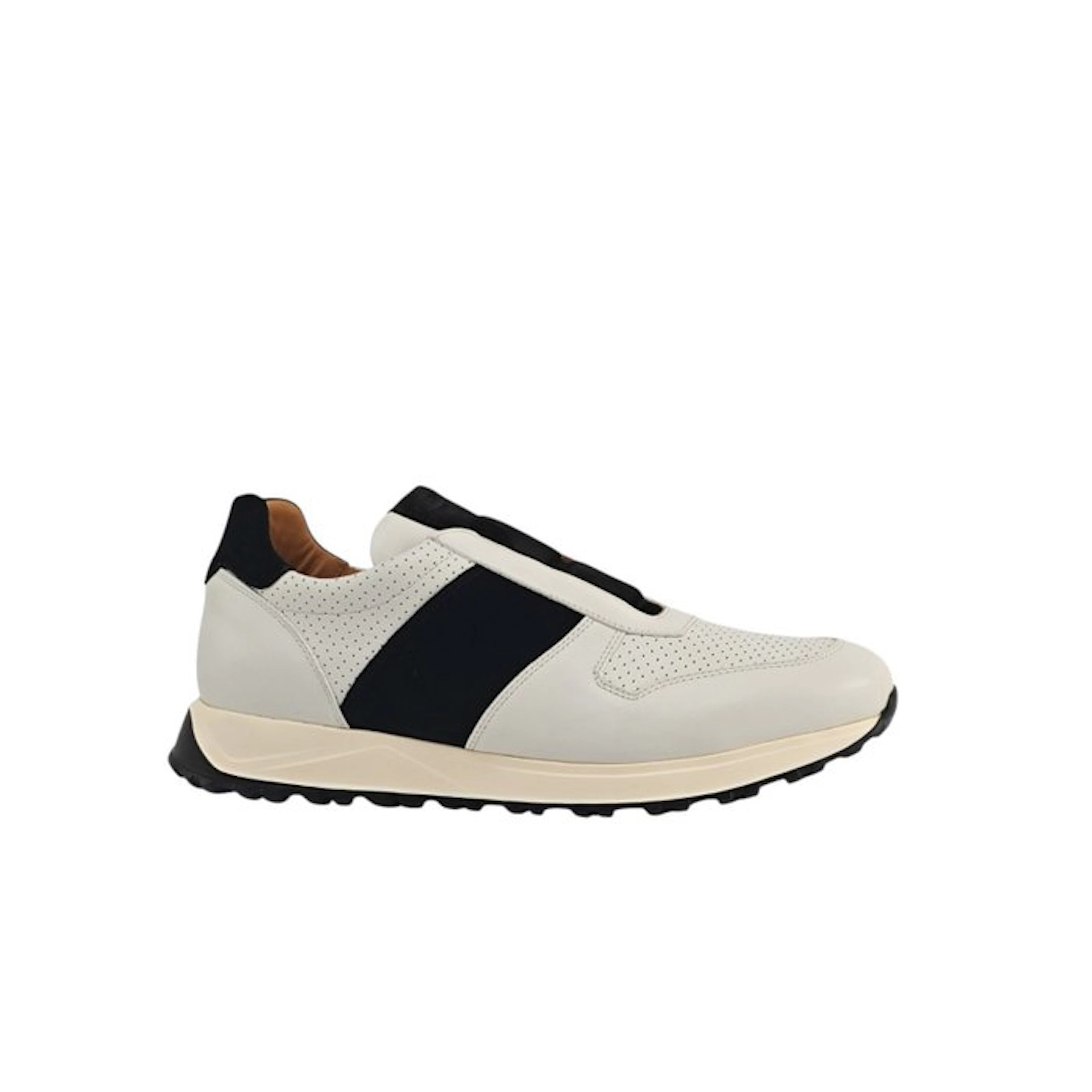 TESTONI - 6.5 UK - 40.5 IT - "Cuneo" White / Black...