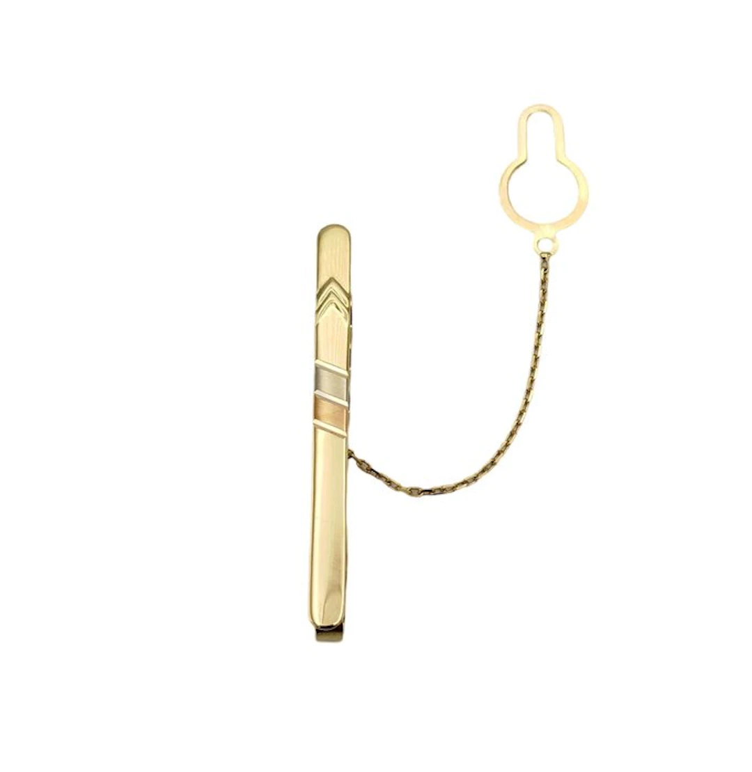 Tie clip - 18 kt. Yellow gold, White gold, Rose gold