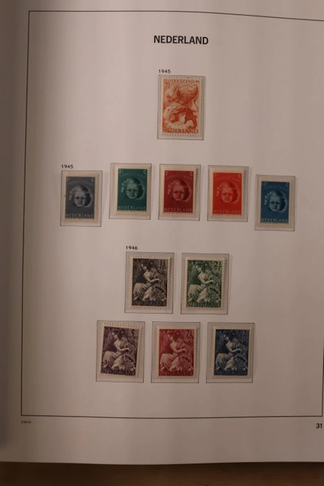 Netherlands 1945/1999 - Complete collection in 3 DAVO LX...